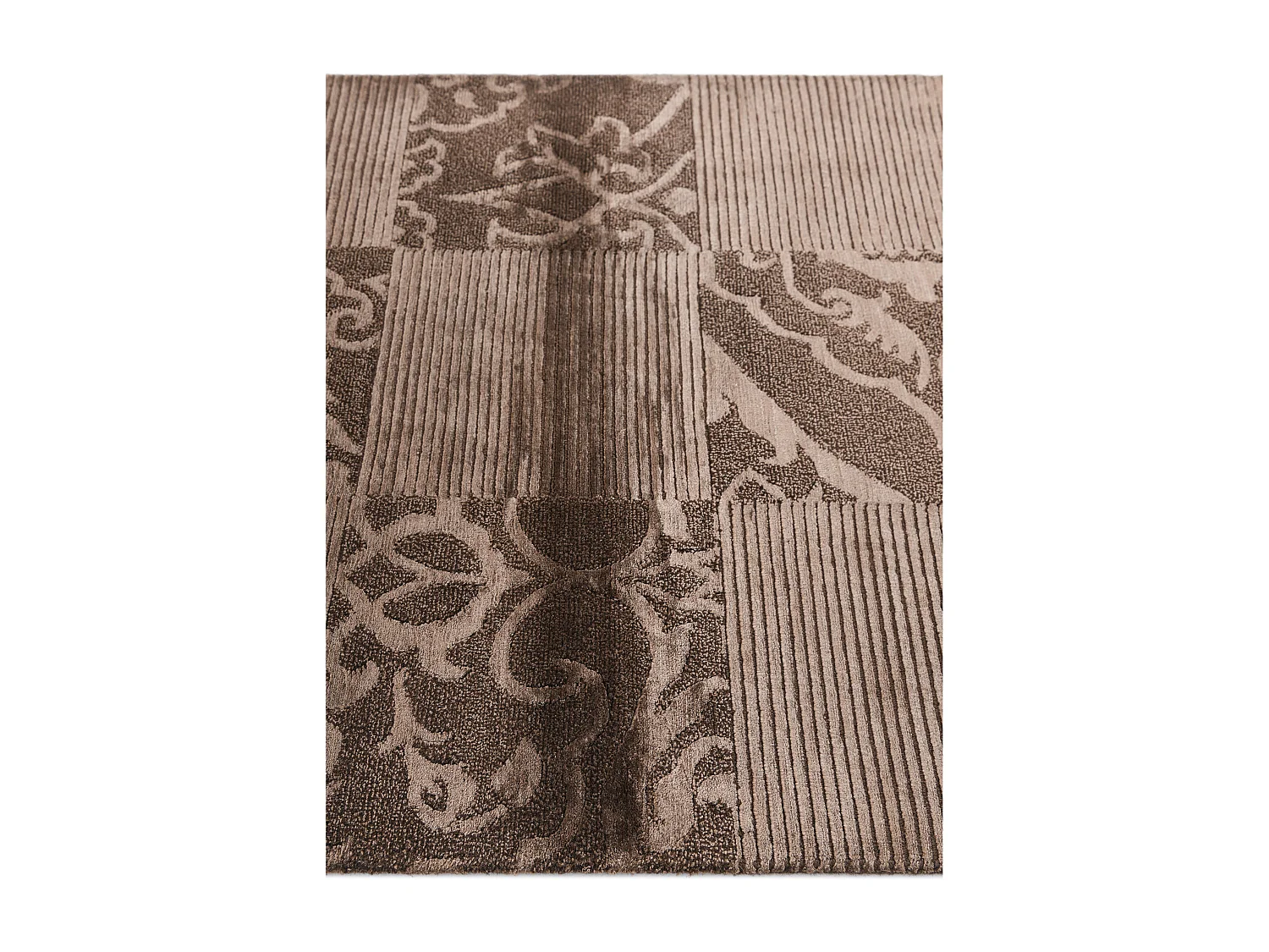 Tapis de laine 81x140 brun Darya