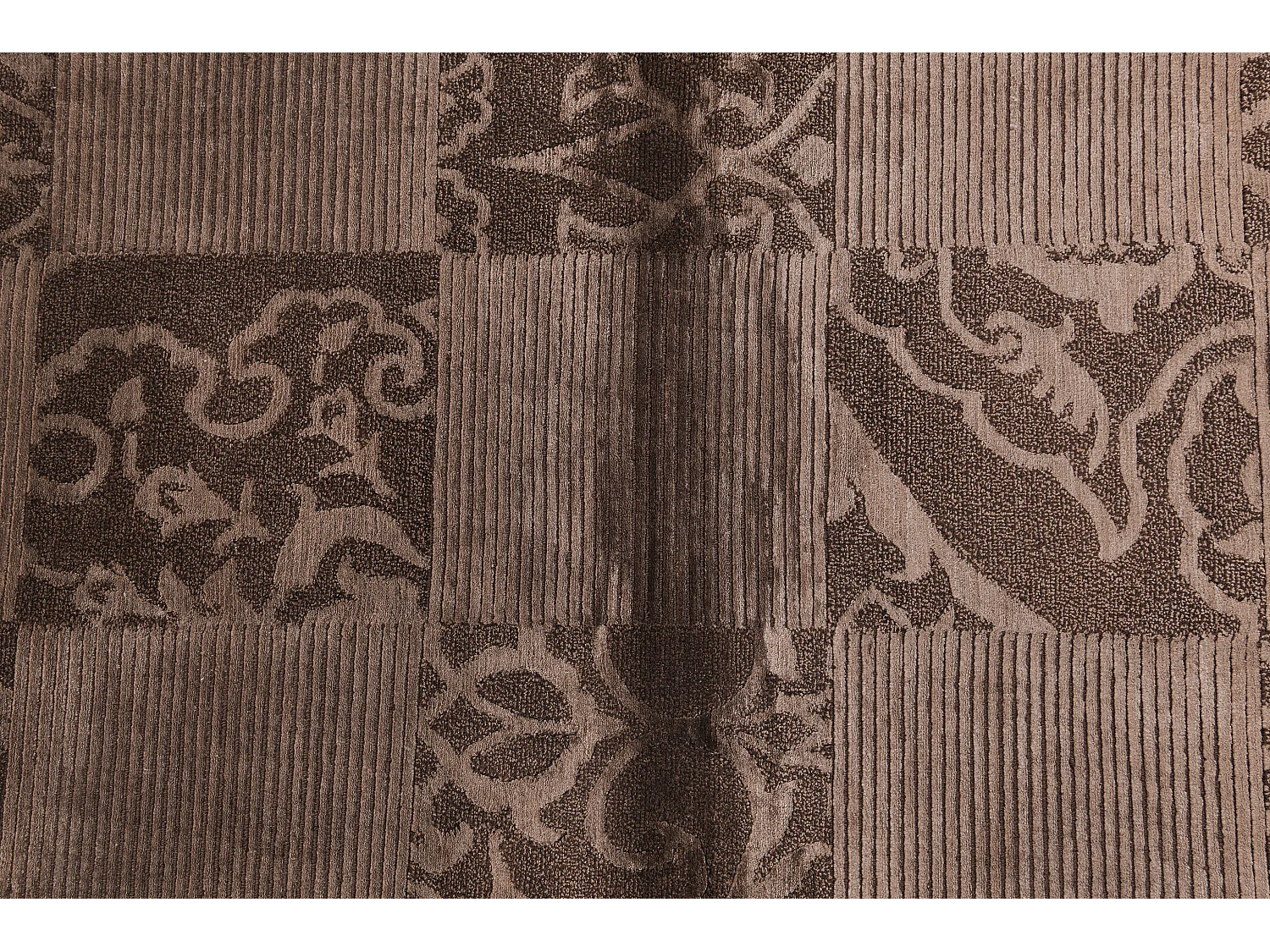 Tapis de laine 81x140 brun Darya