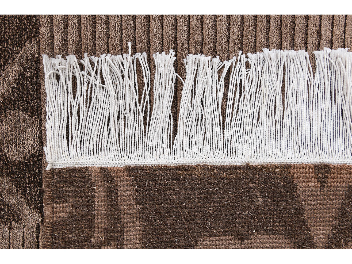 Tapis de laine 81x140 brun Darya