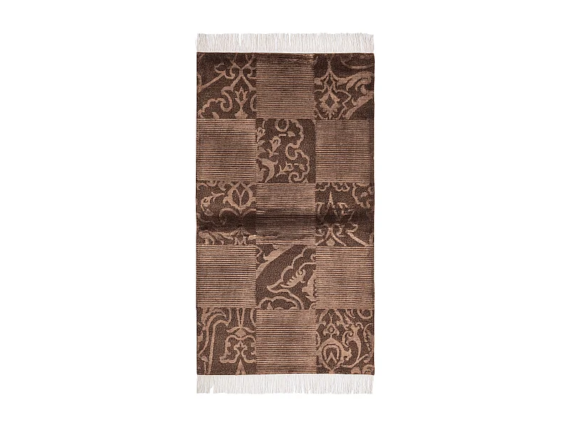 Tapis de laine 81x140 brun Darya