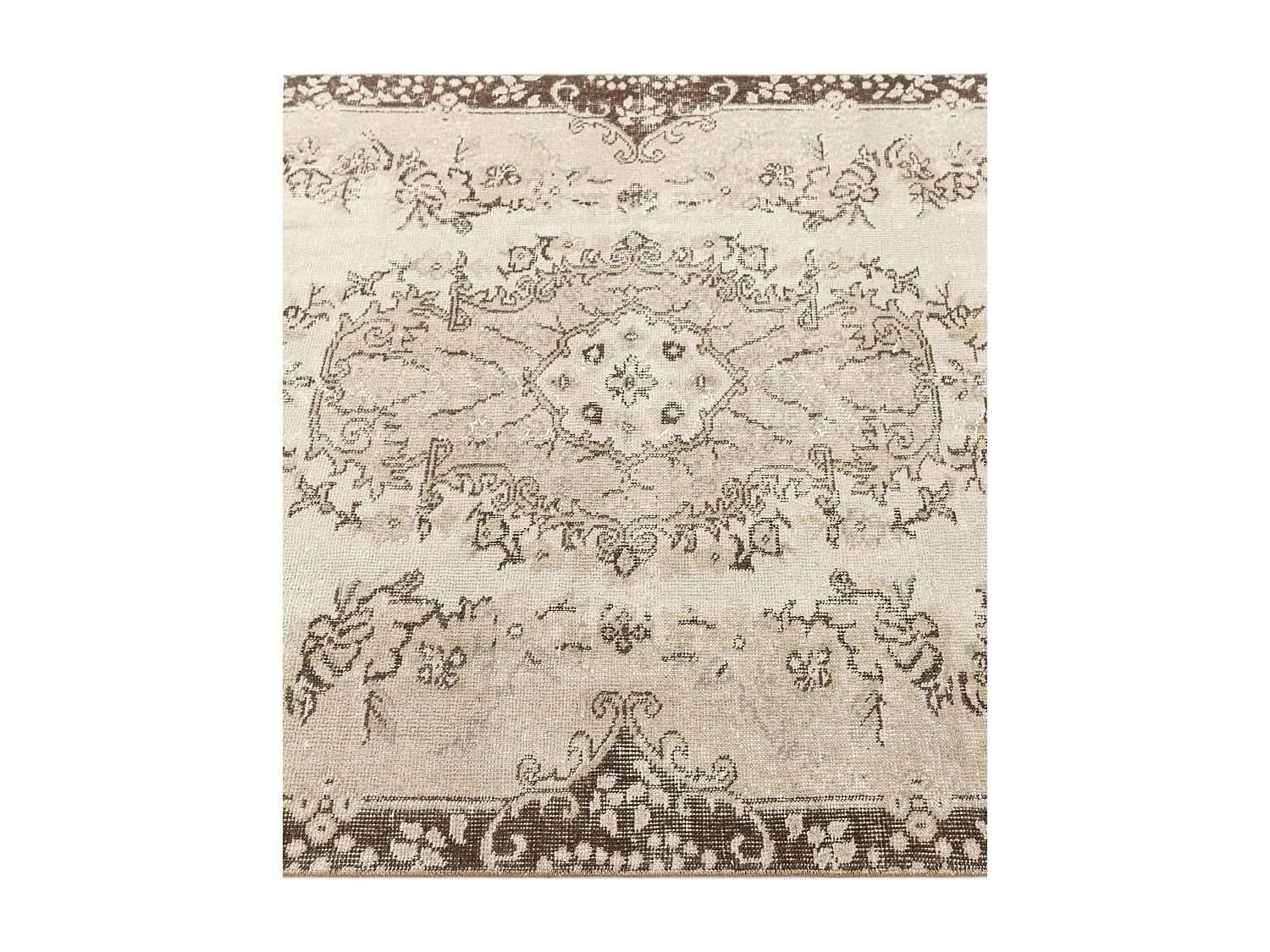 Tapis de laine 112x206 brun Ultra Vintage