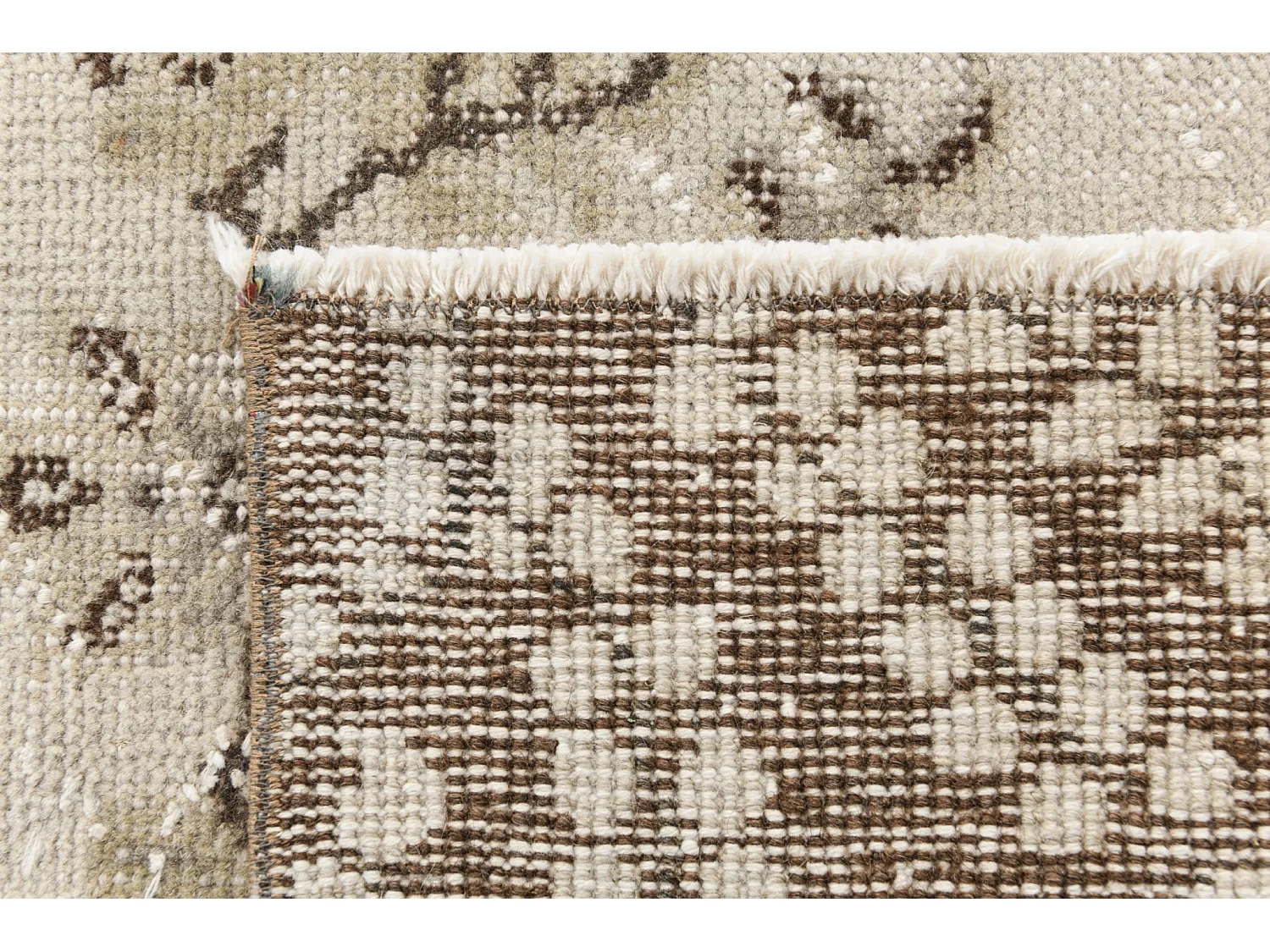 Tapis de laine 112x206 brun Ultra Vintage