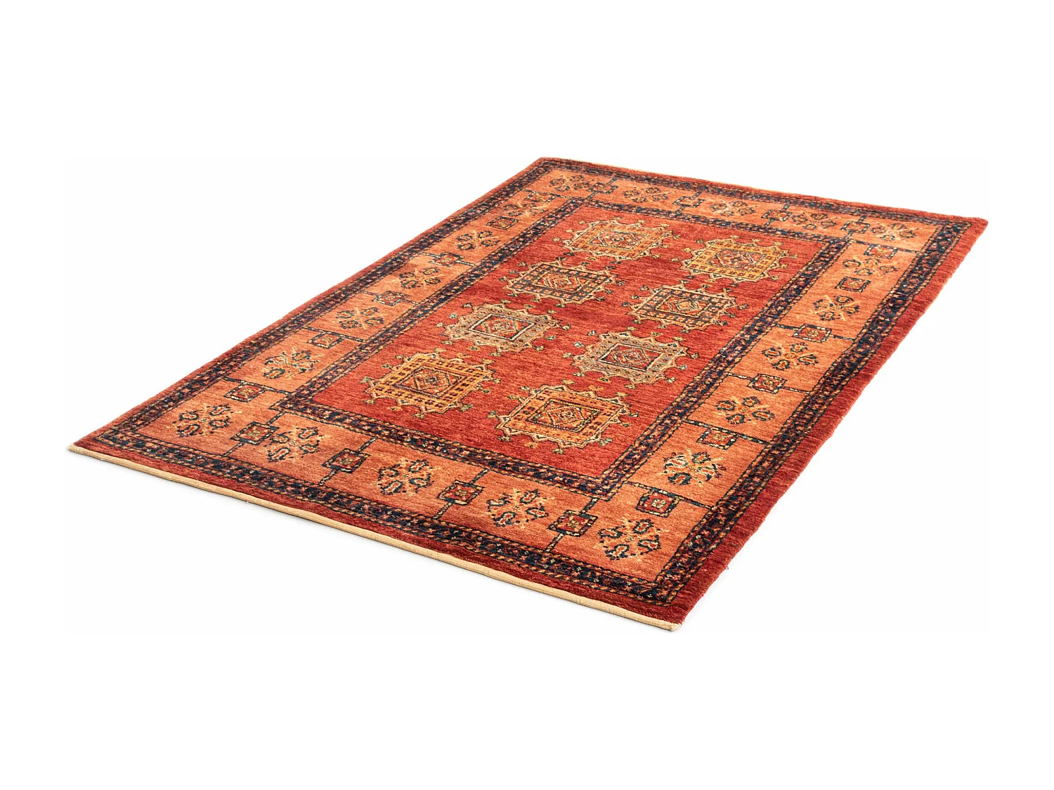 Woltapijt 161x108 Oranje Kashkuli