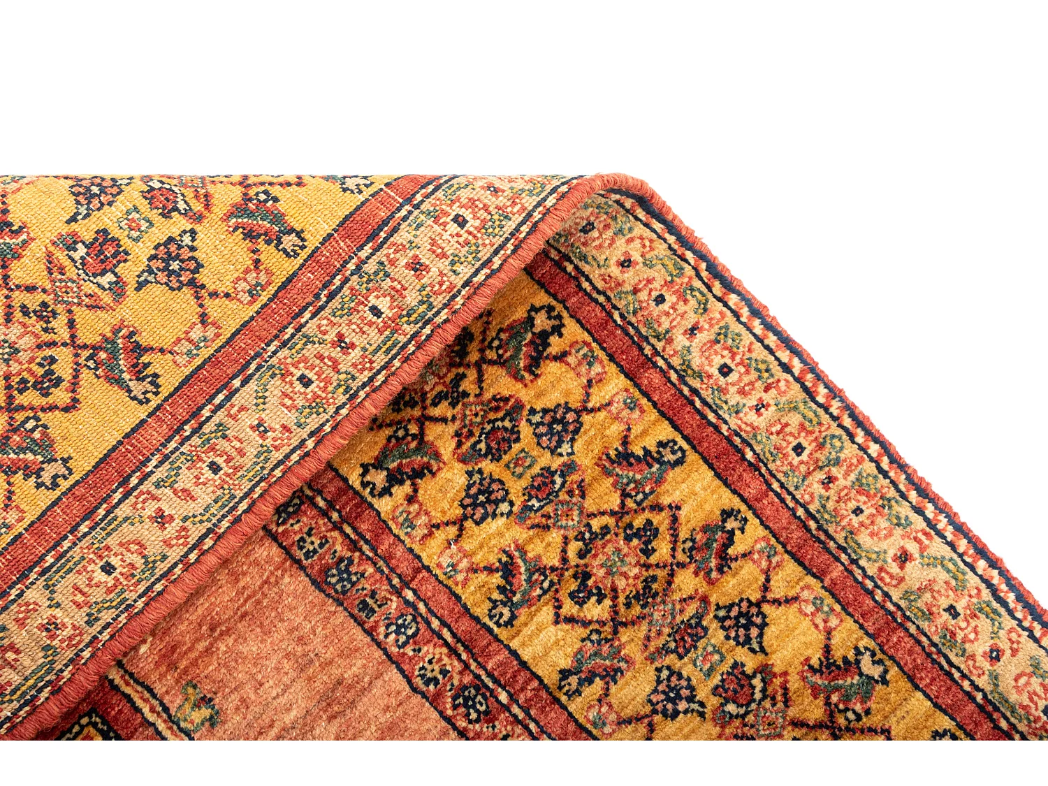 Tapis de laine 109x159 brun Kashkuli