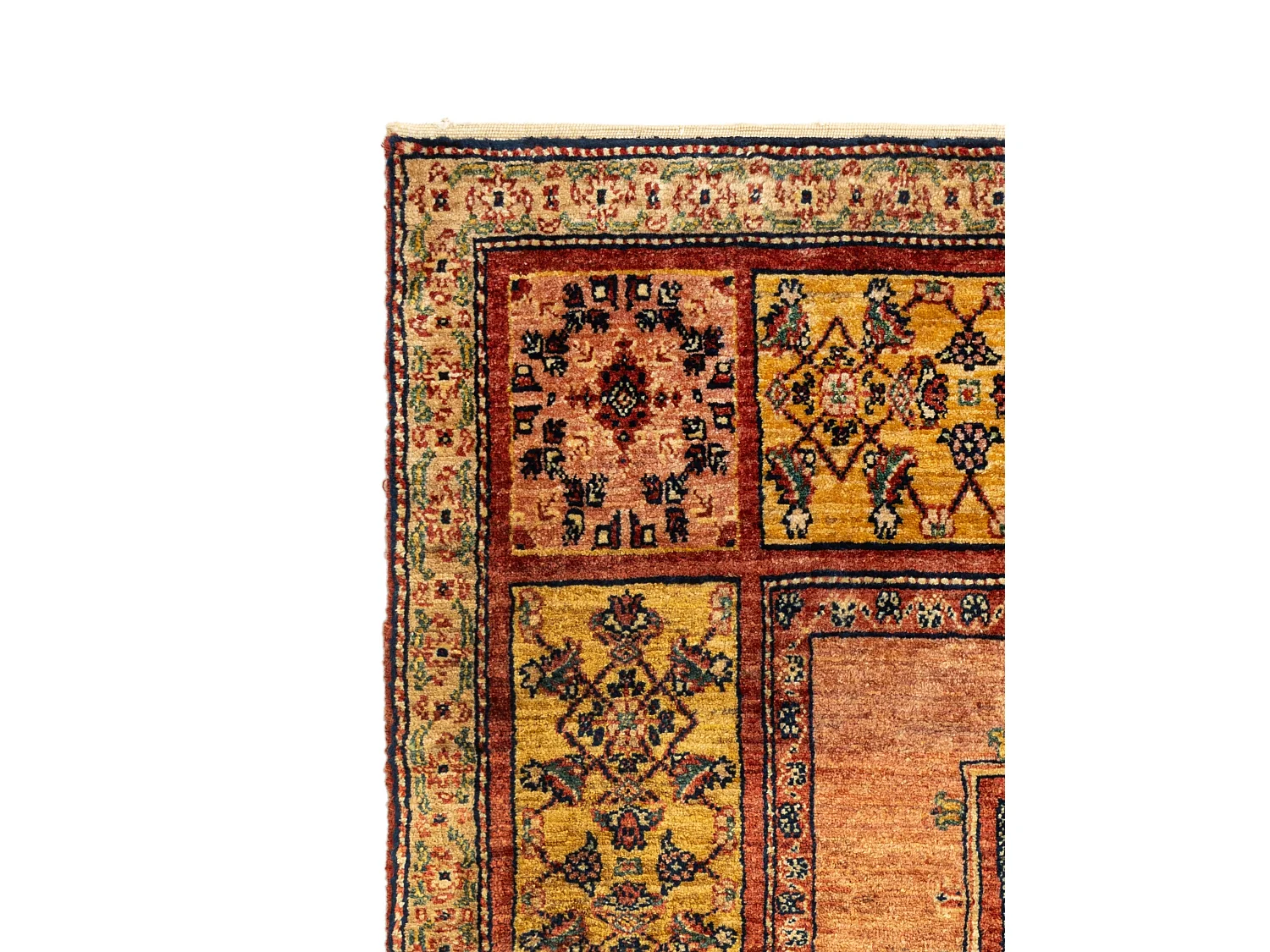 Tapis de laine 109x159 brun Kashkuli