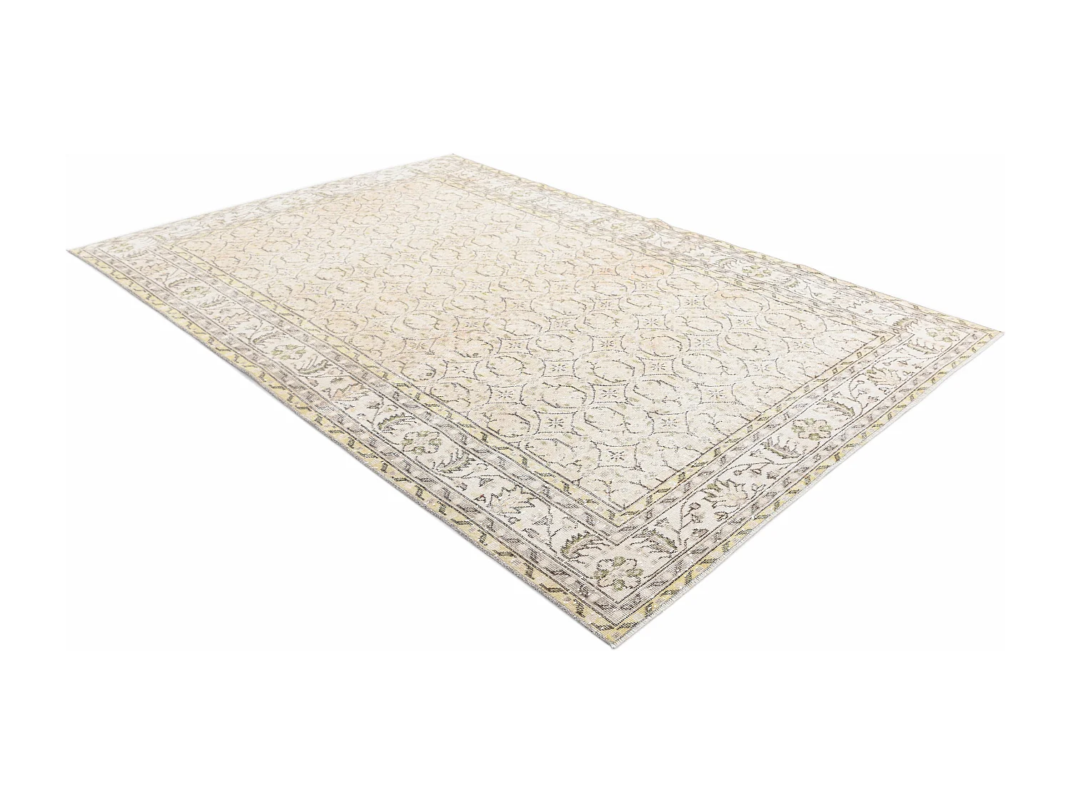 Tapis de laine 175x287 beige Ultra Vintage