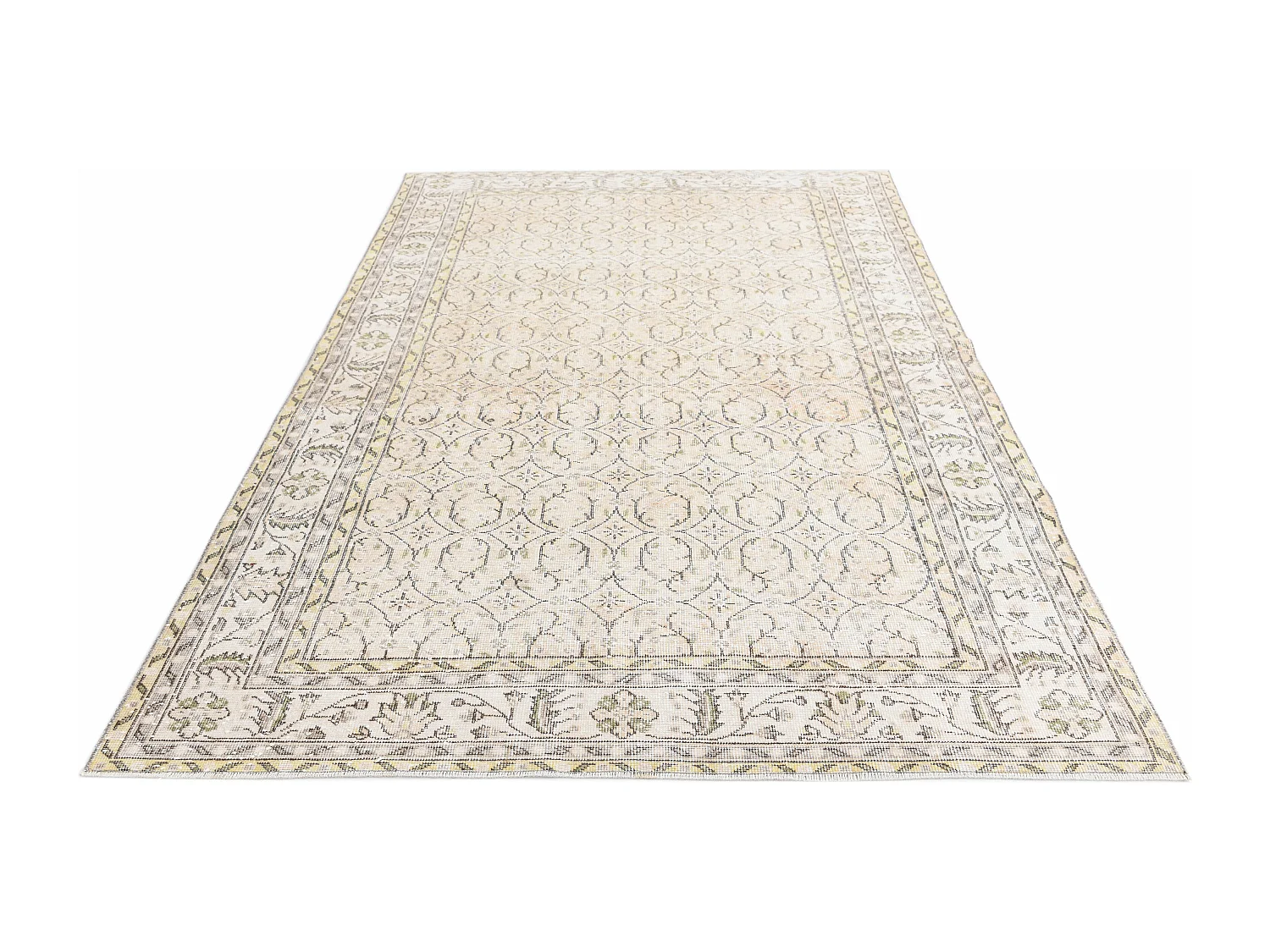 Tapis de laine 175x287 beige Ultra Vintage