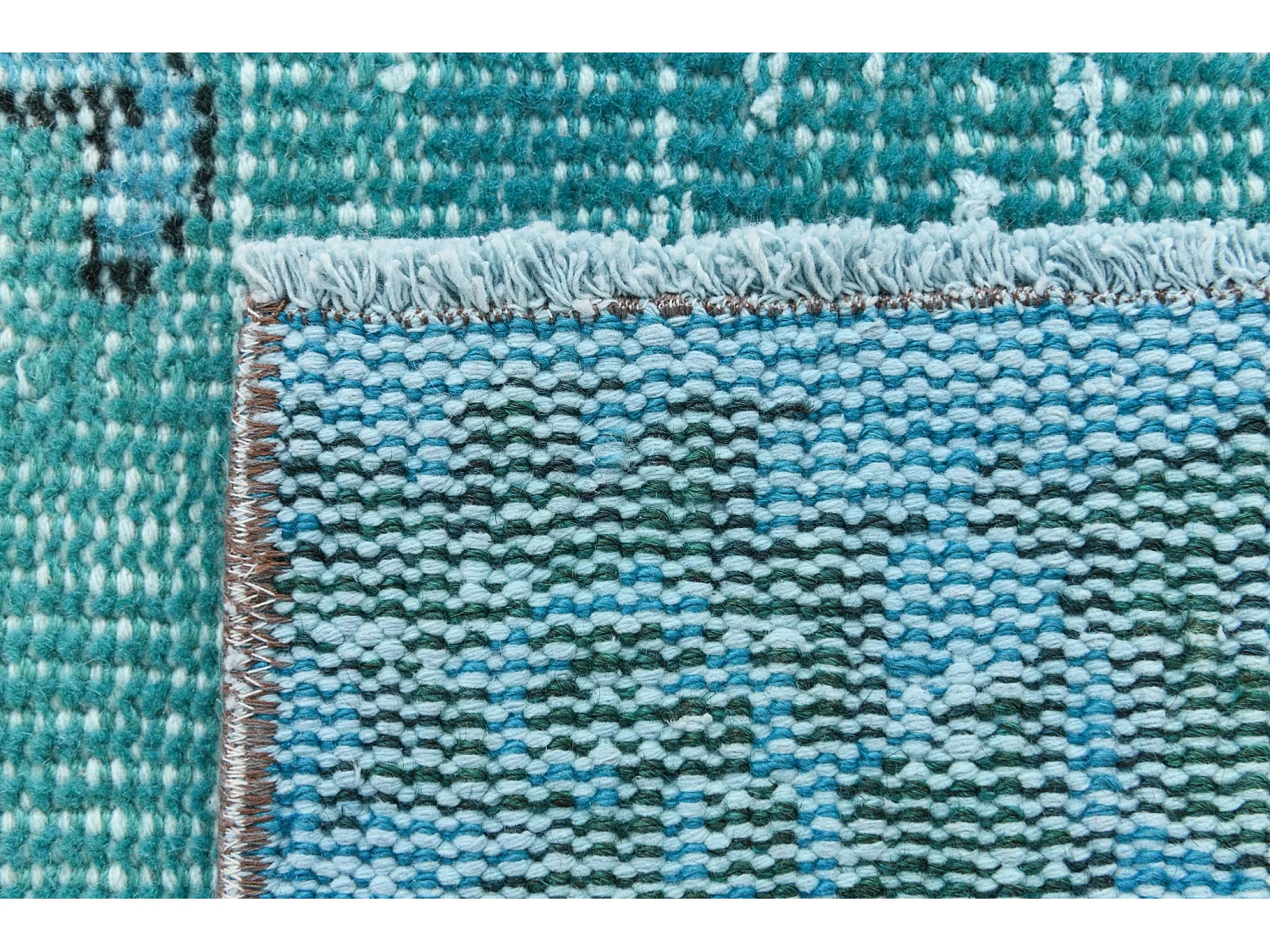 Tapis de laine 175x287 turquoise Ultra Vintage
