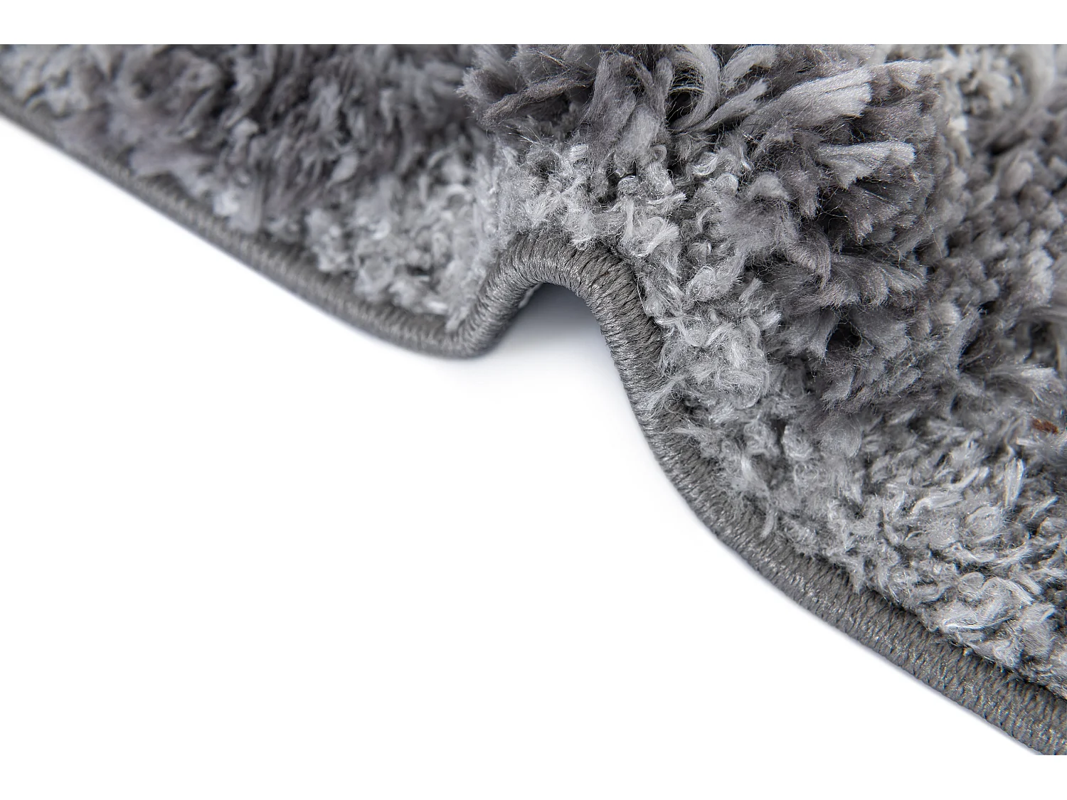 Tapis shaggy 160x245 gris Thun Scutum