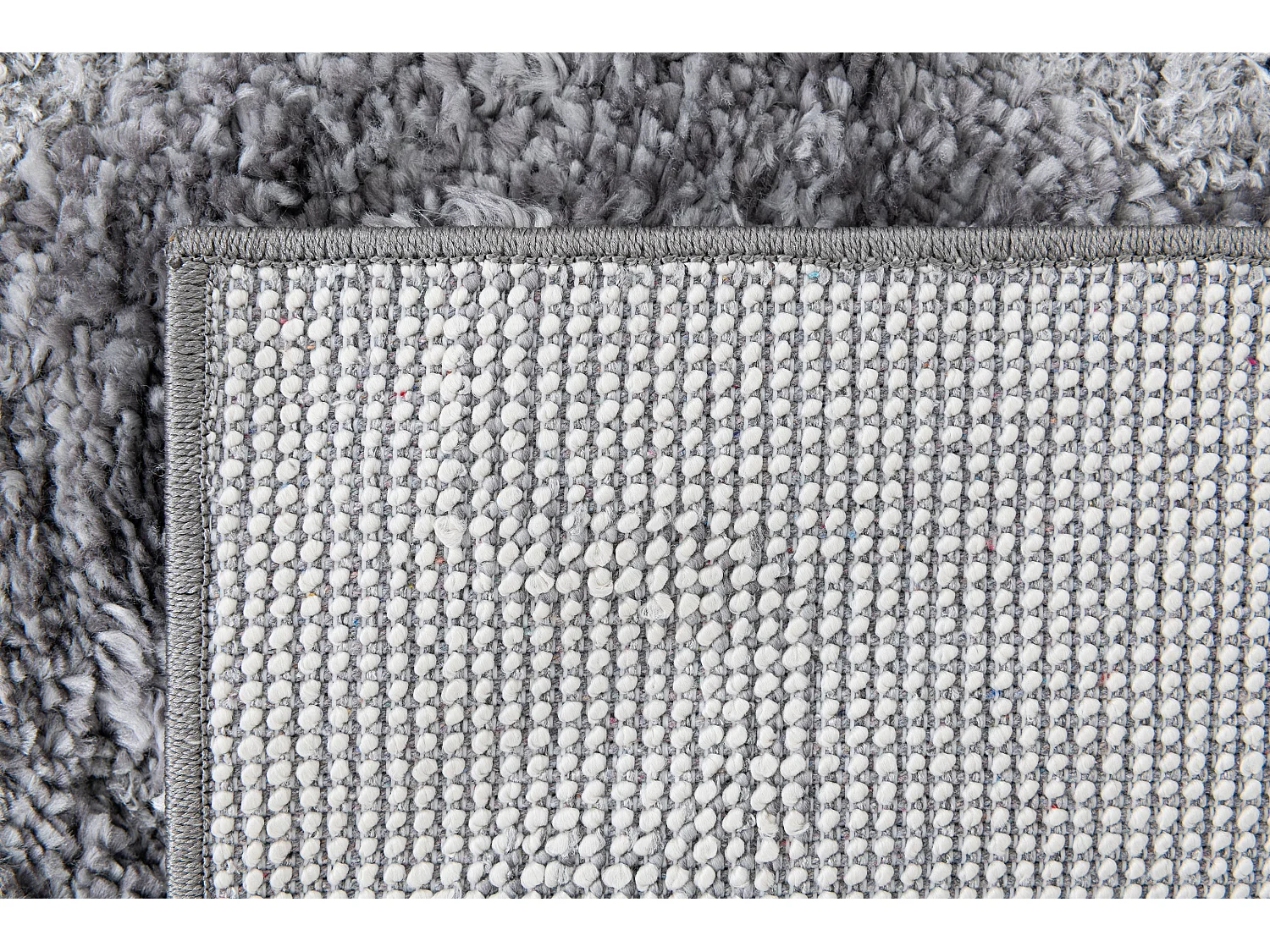 Tapis shaggy 160x245 gris Thun Scutum