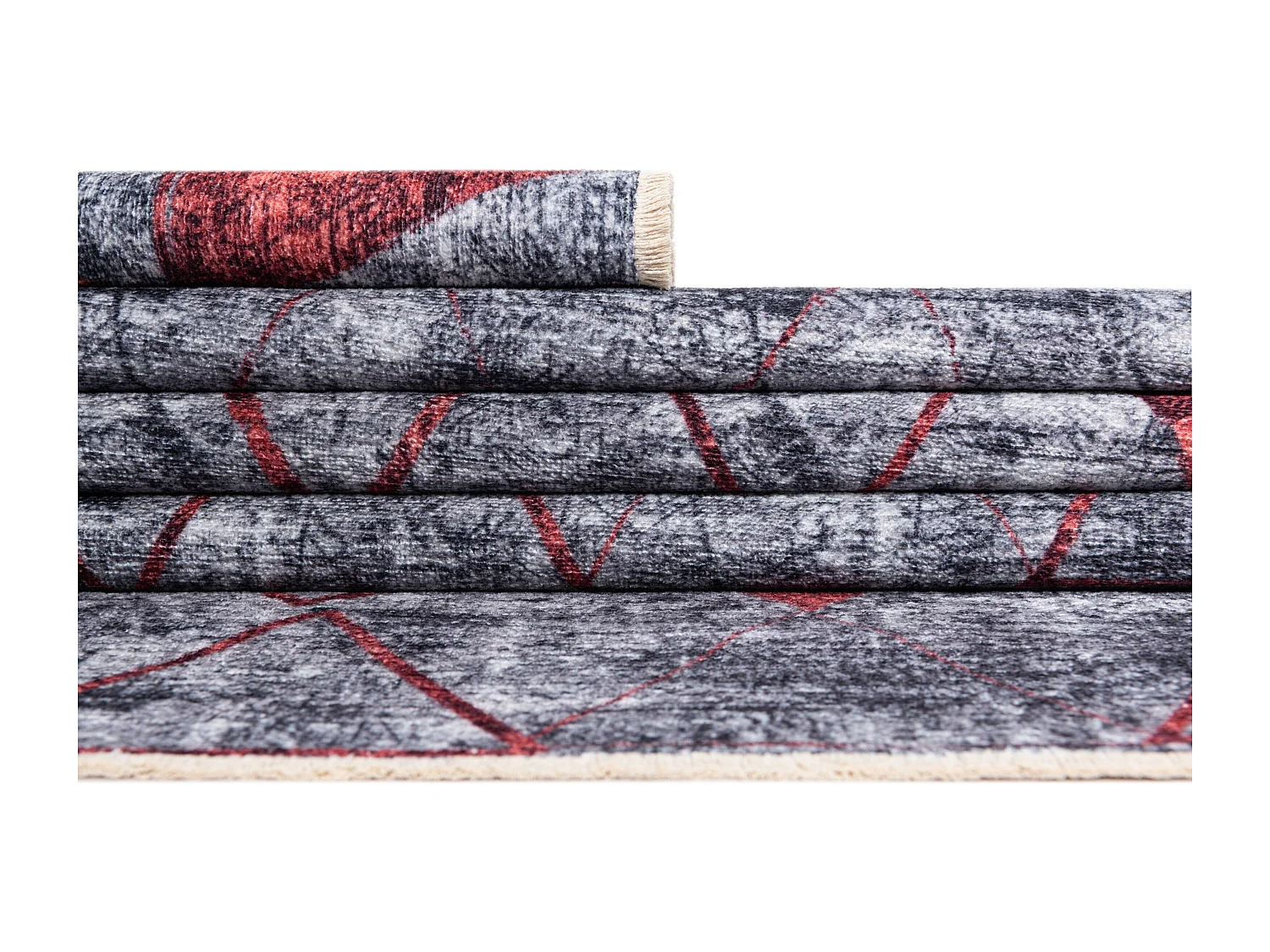 Tapis 65x185 rouge Kriens Heru