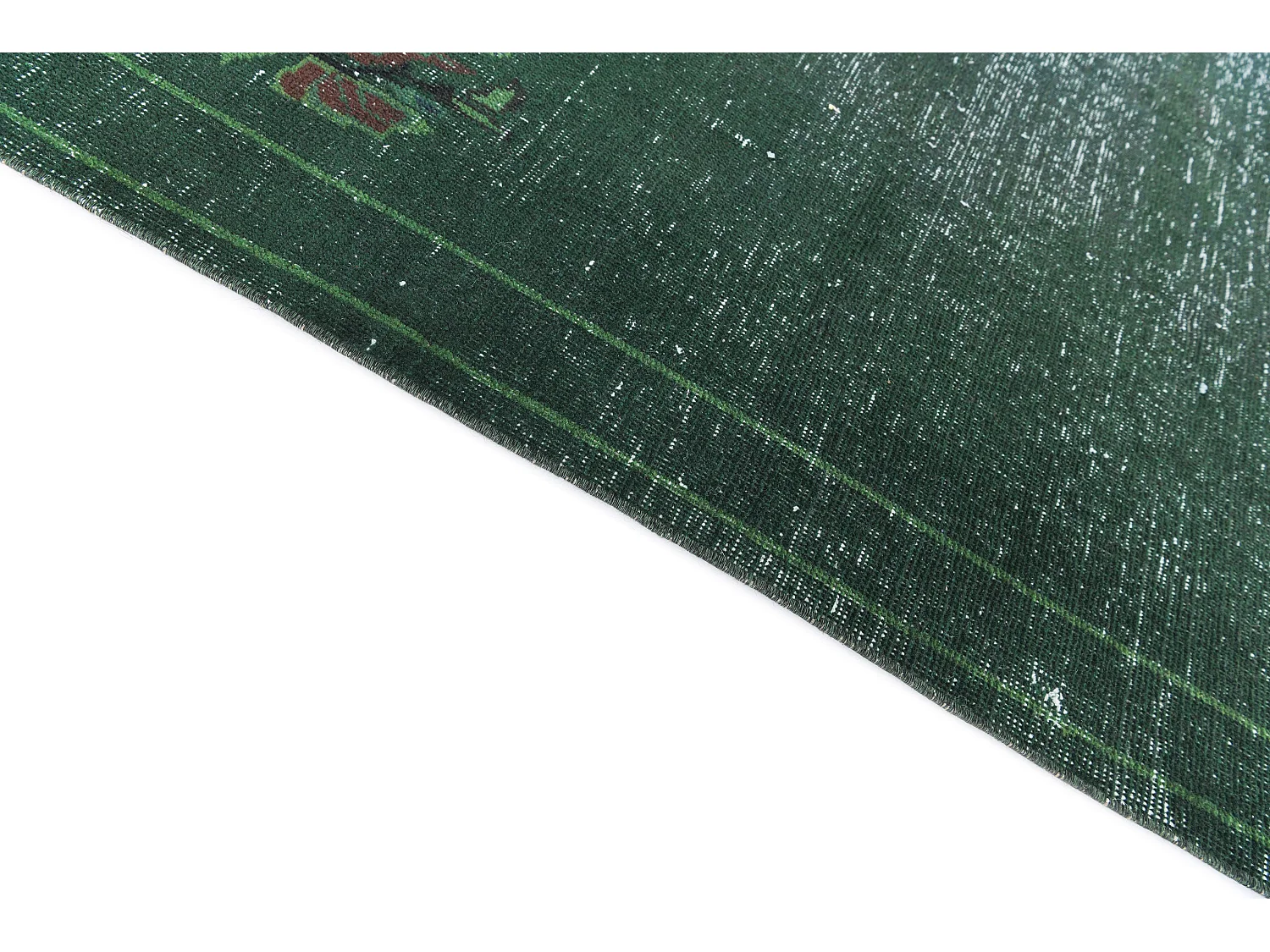 Tapis de laine 160x274 vert Ultra Vintage