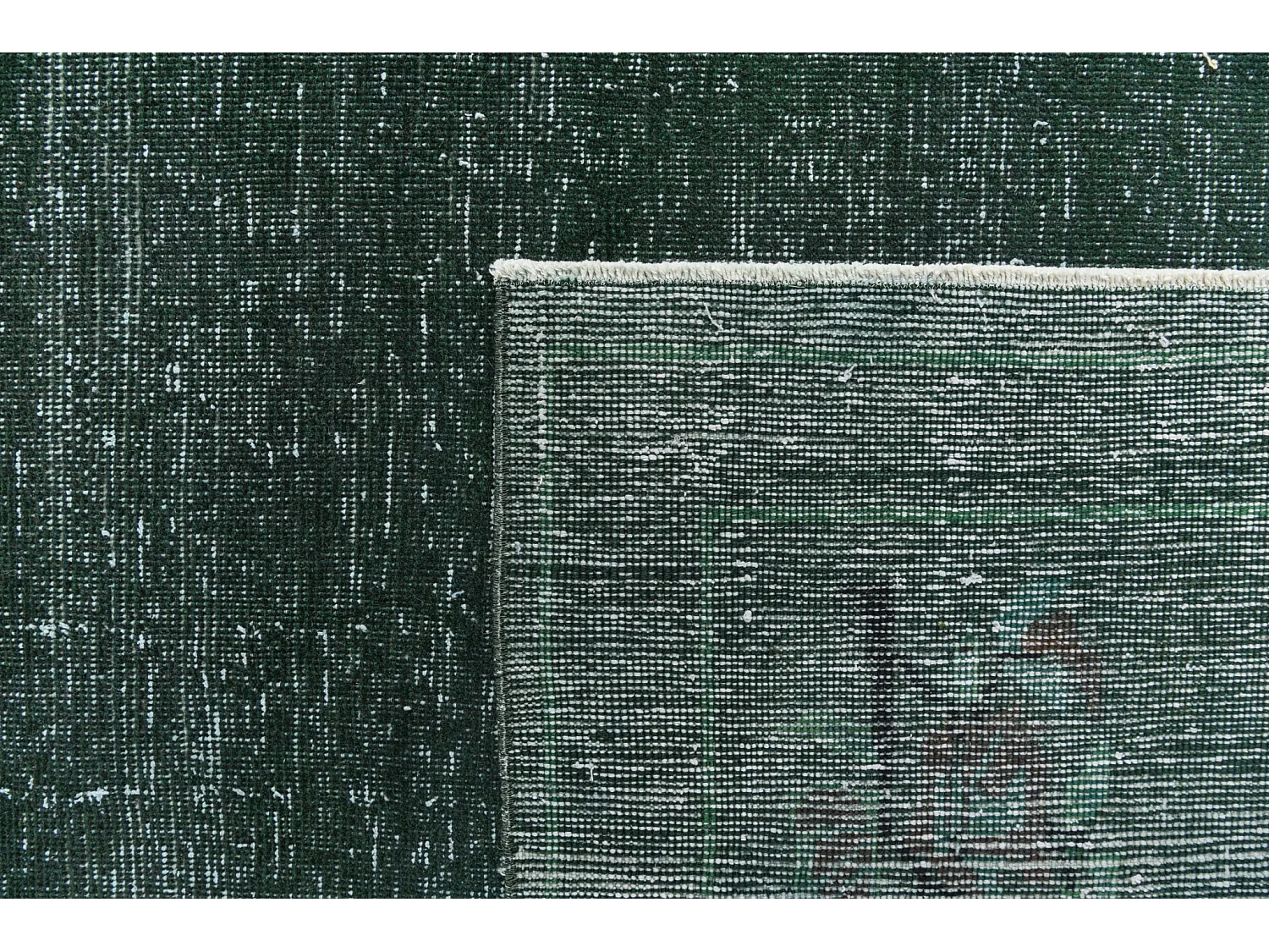 Tapis de laine 160x274 vert Ultra Vintage