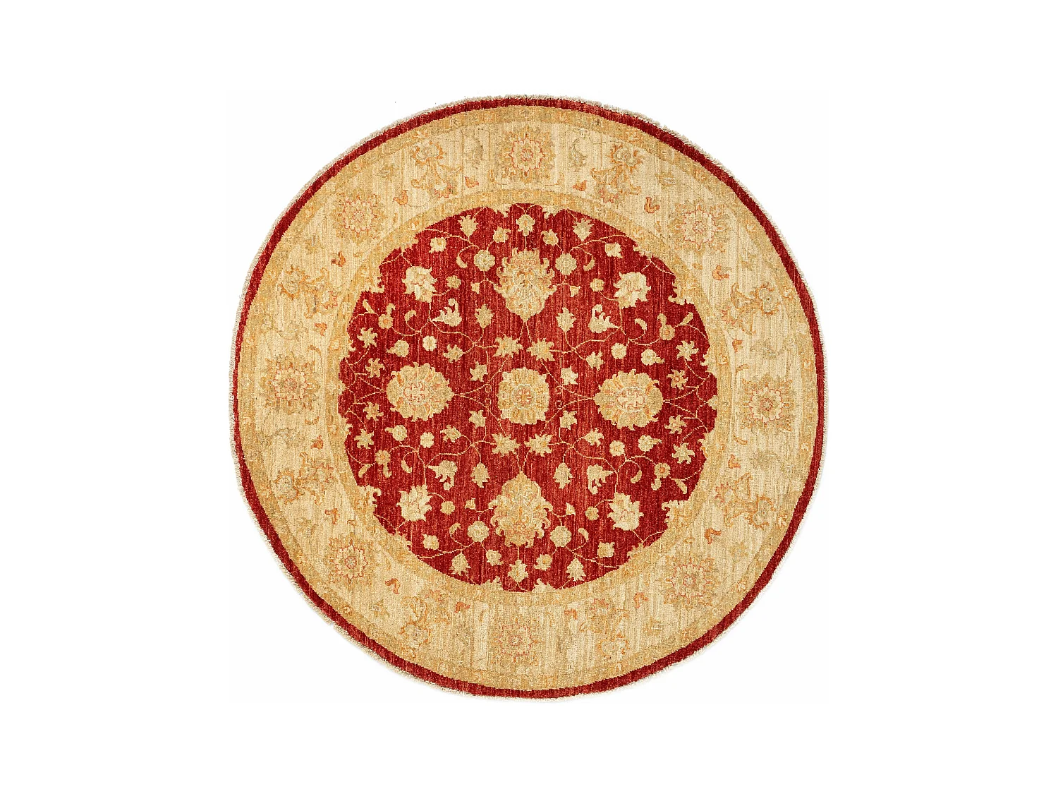 Tapis de laine 148x150 beige Kaizar