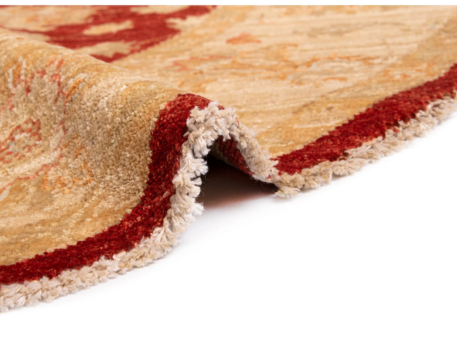 Tapis de laine 148x150 beige Kaizar