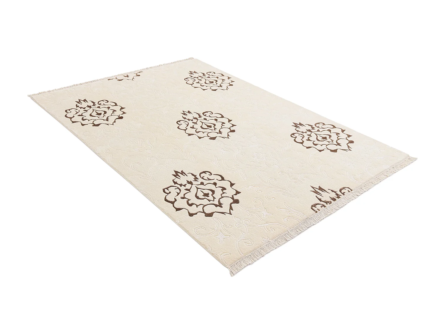 Tappeto in lana 170x241 beige Darya