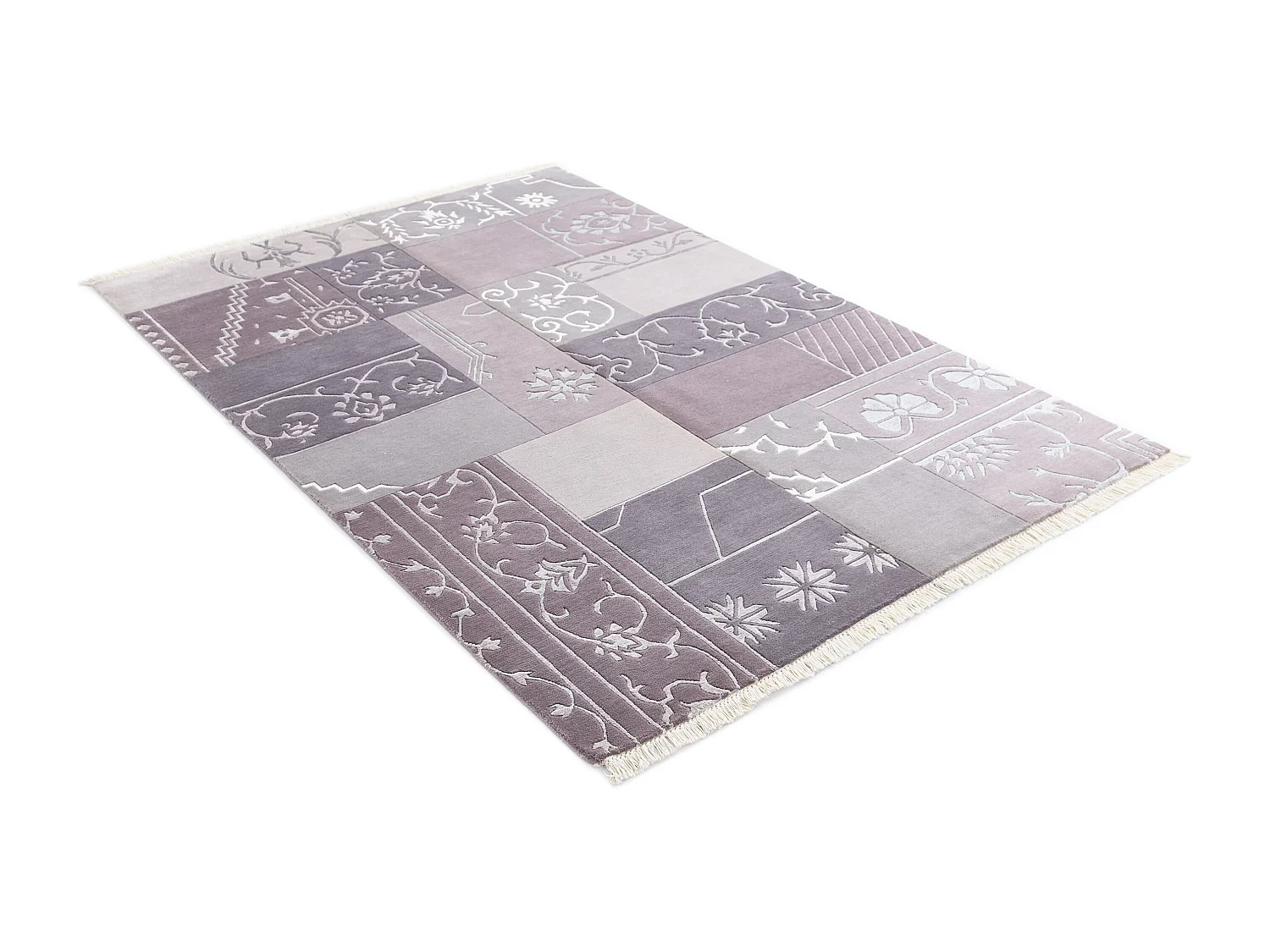 Tapis de laine 137x206 Violet Darya