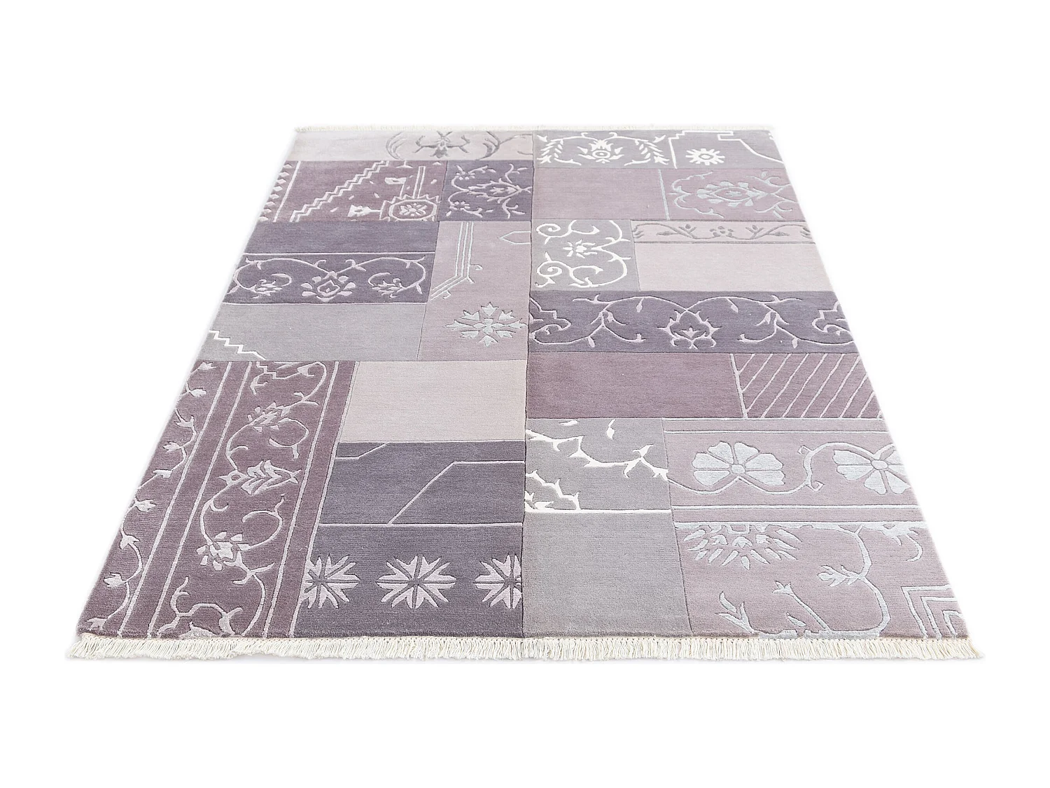 Tapis de laine 137x206 Violet Darya