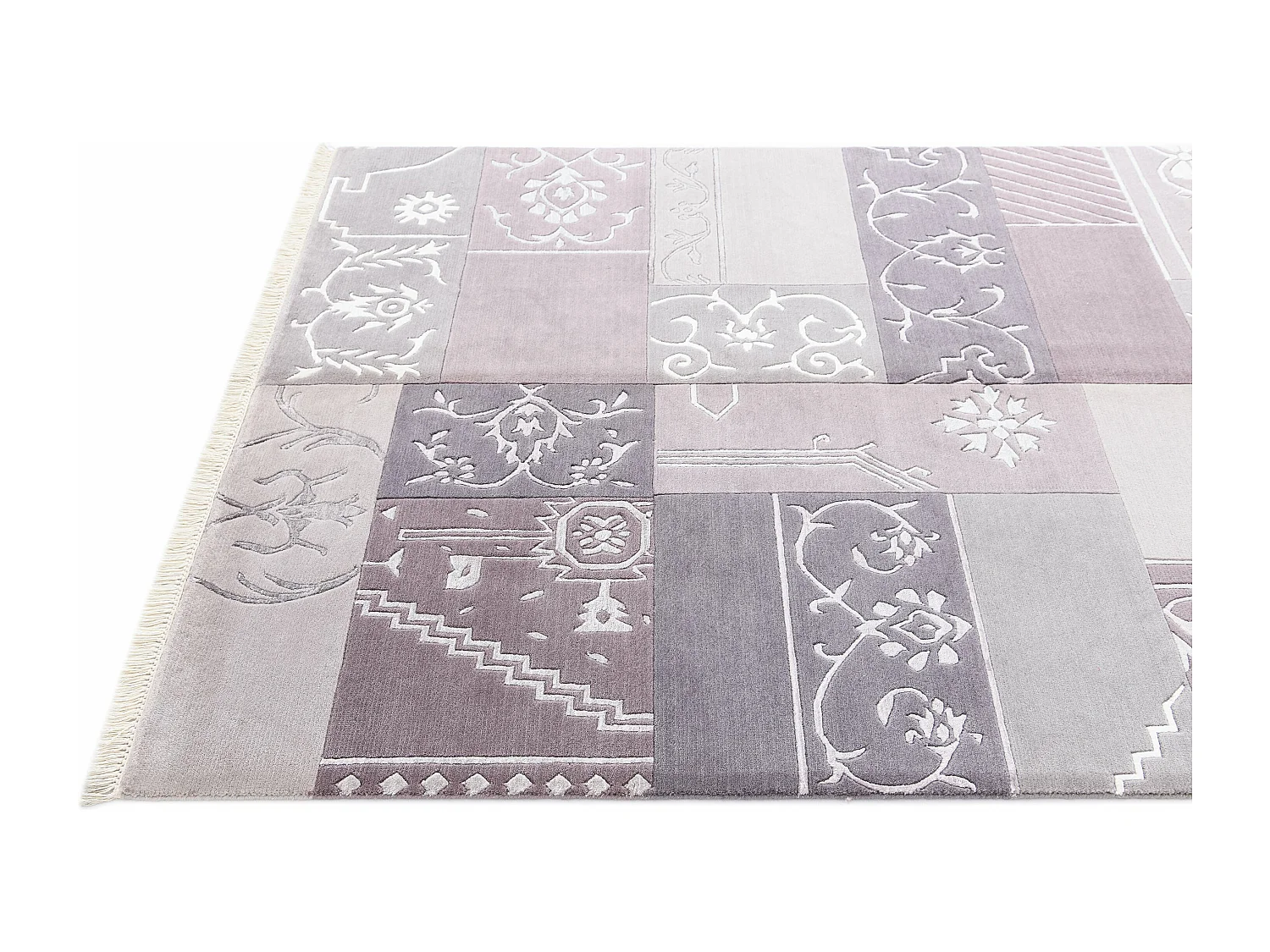 Tapis de laine 137x206 Violet Darya
