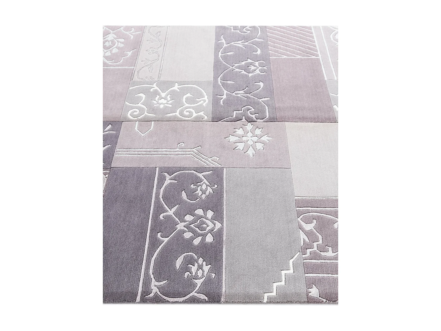 Tapis de laine 137x206 Violet Darya