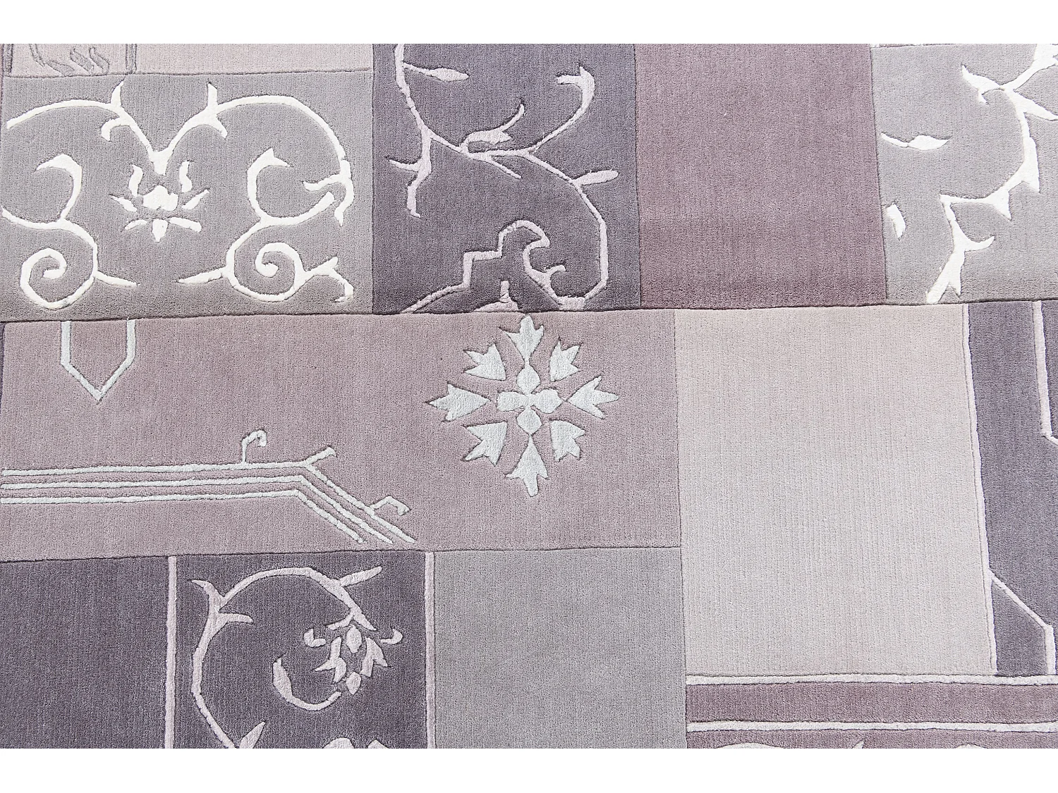 Tapis de laine 137x206 Violet Darya