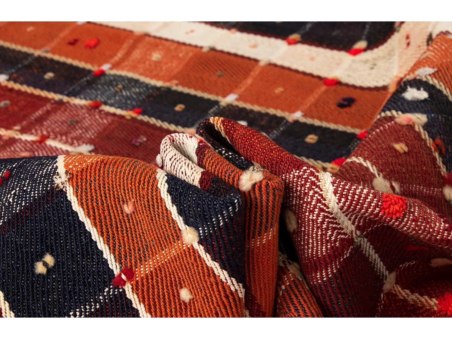 Wollteppich 137x240 Rot Jajim