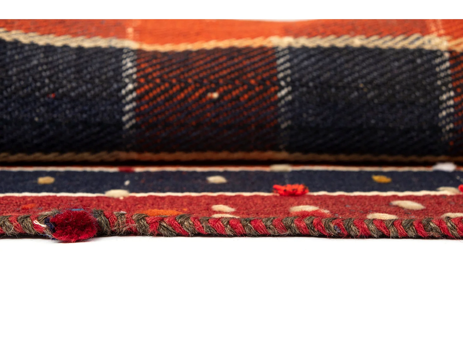 Tapis de laine 137x240 rouge Jajim