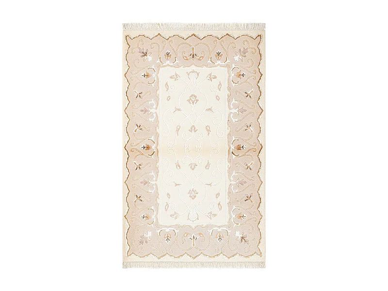 Wollteppich 91x147 Beige Darya