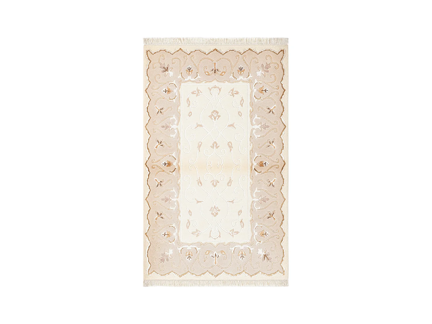 Tapis de laine 91x147 beige Darya