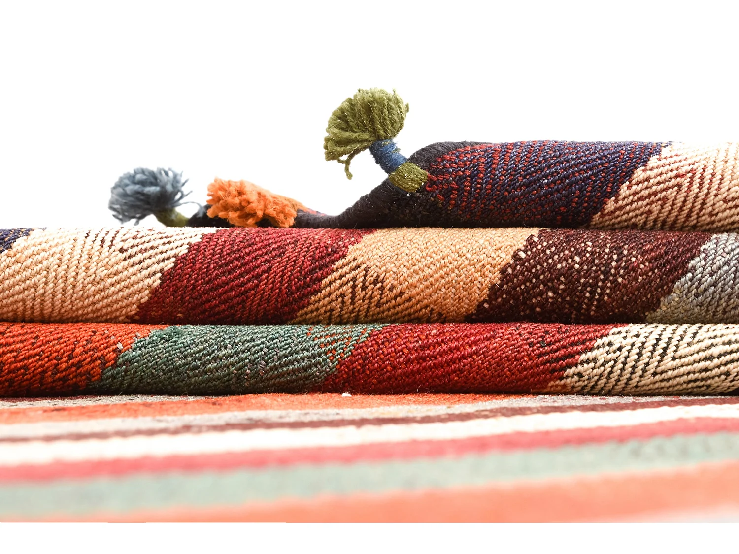 Tapis de laine 144x218 multicolore Jajim