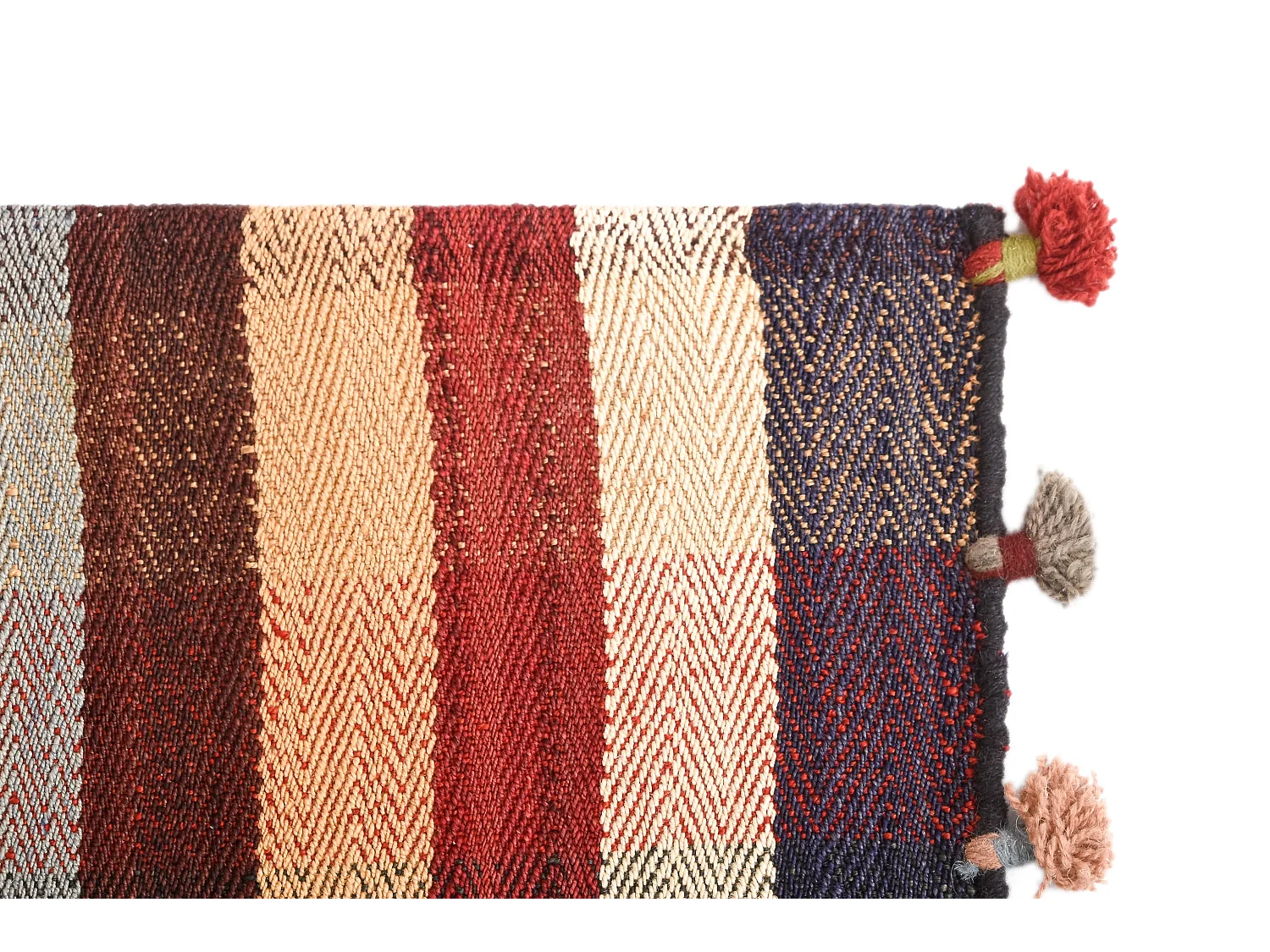 Tapis de laine 144x218 multicolore Jajim