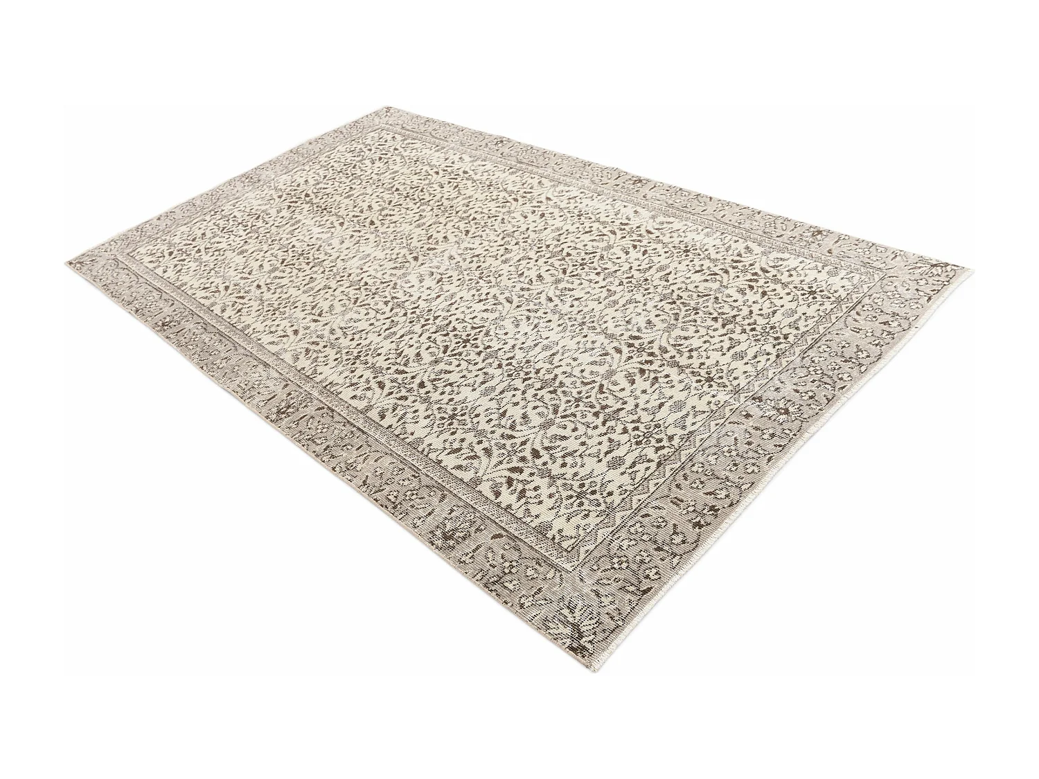 Wollteppich 142x246 Beige Ultra Vintage