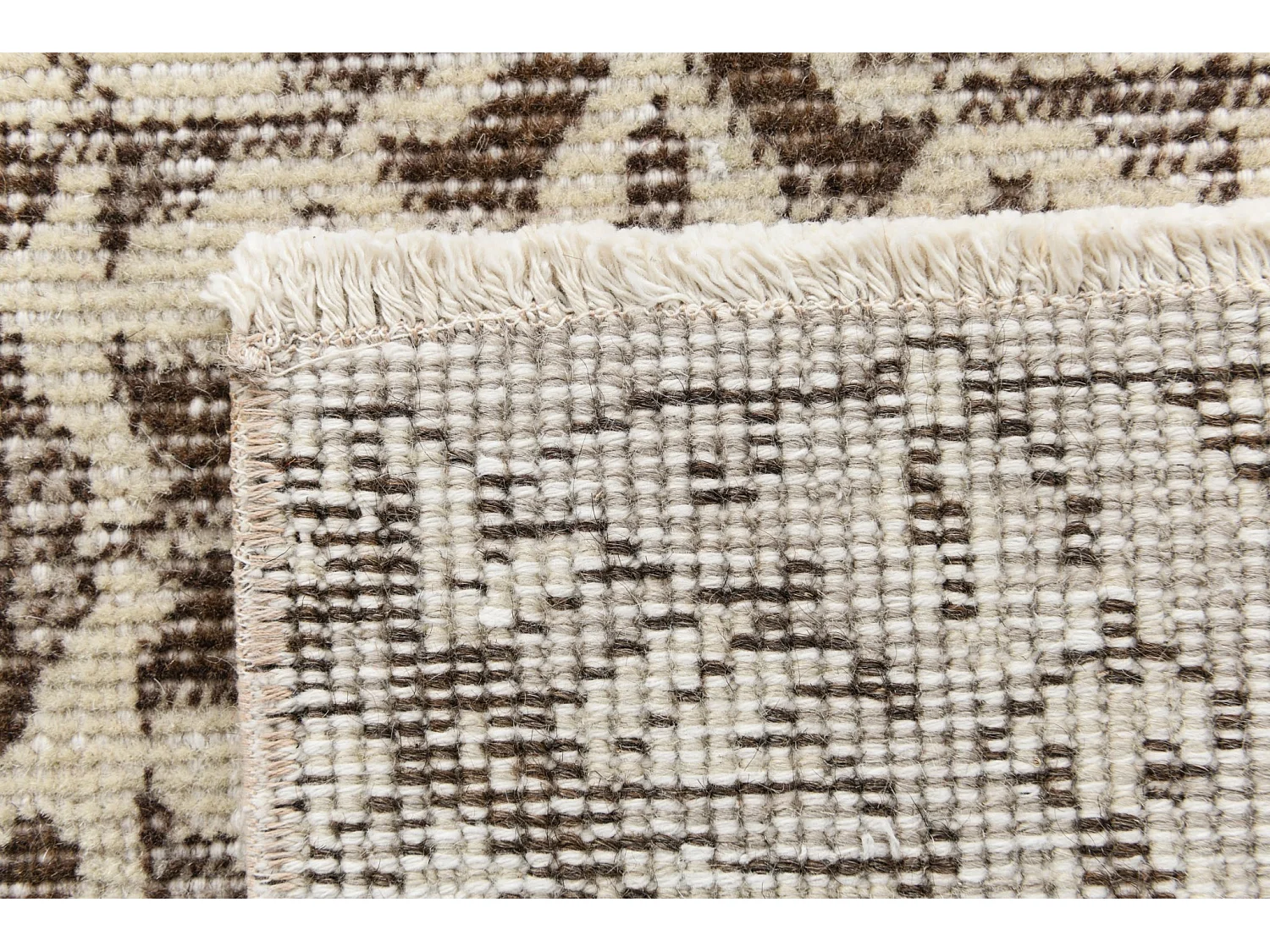 Wollteppich 142x246 Beige Ultra Vintage