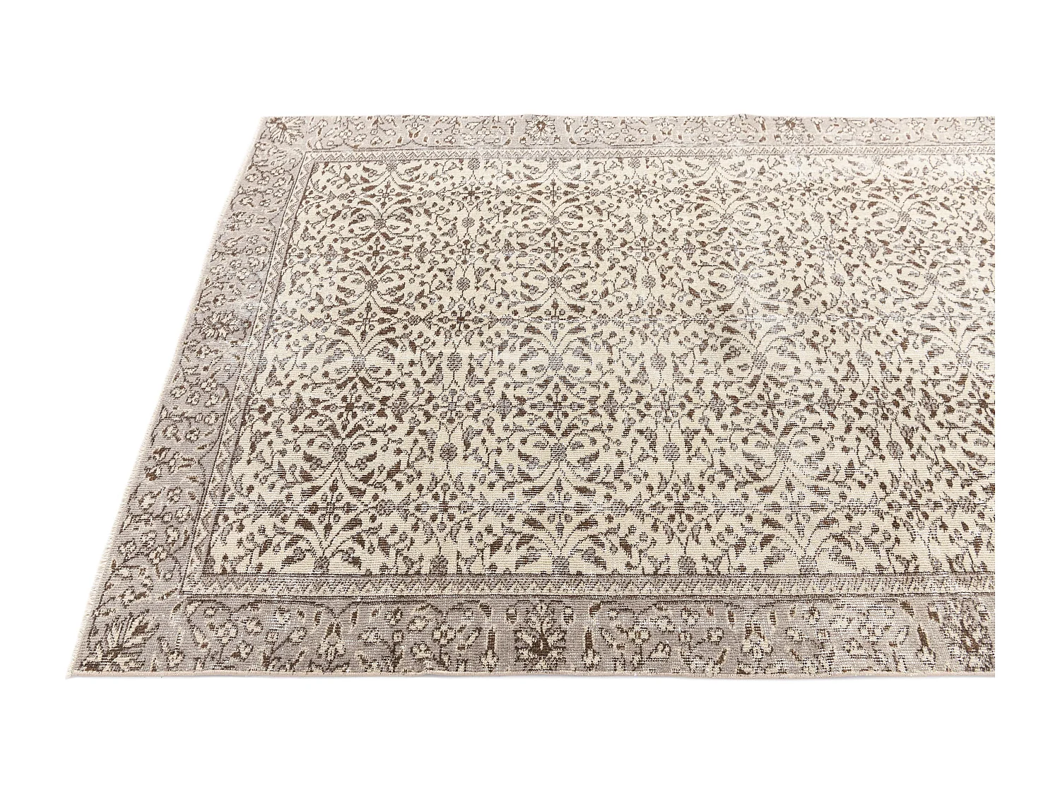 Tapis de laine 142x246 beige Ultra Vintage