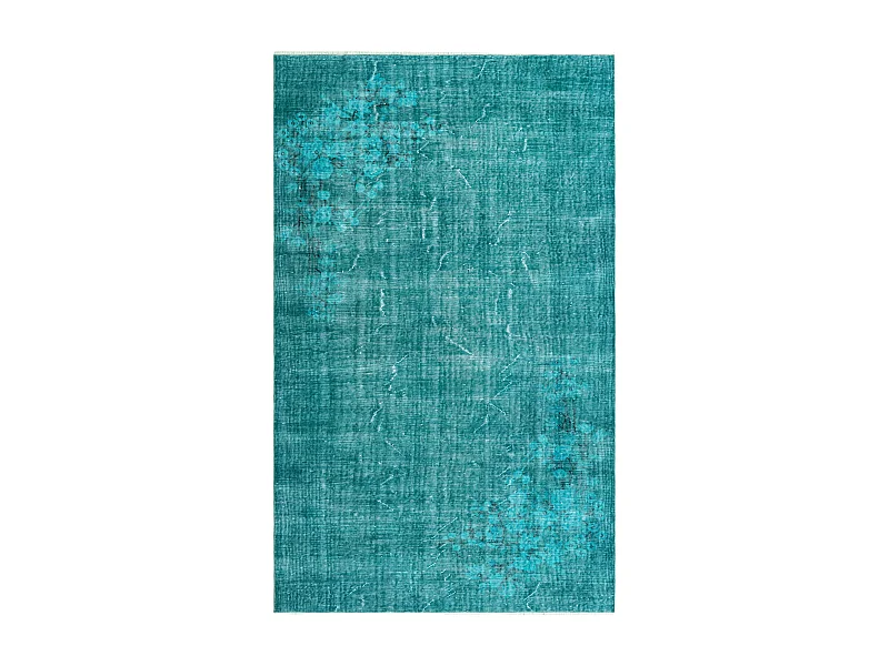 Wollteppich 175x282 Türkis Ultra Vintage