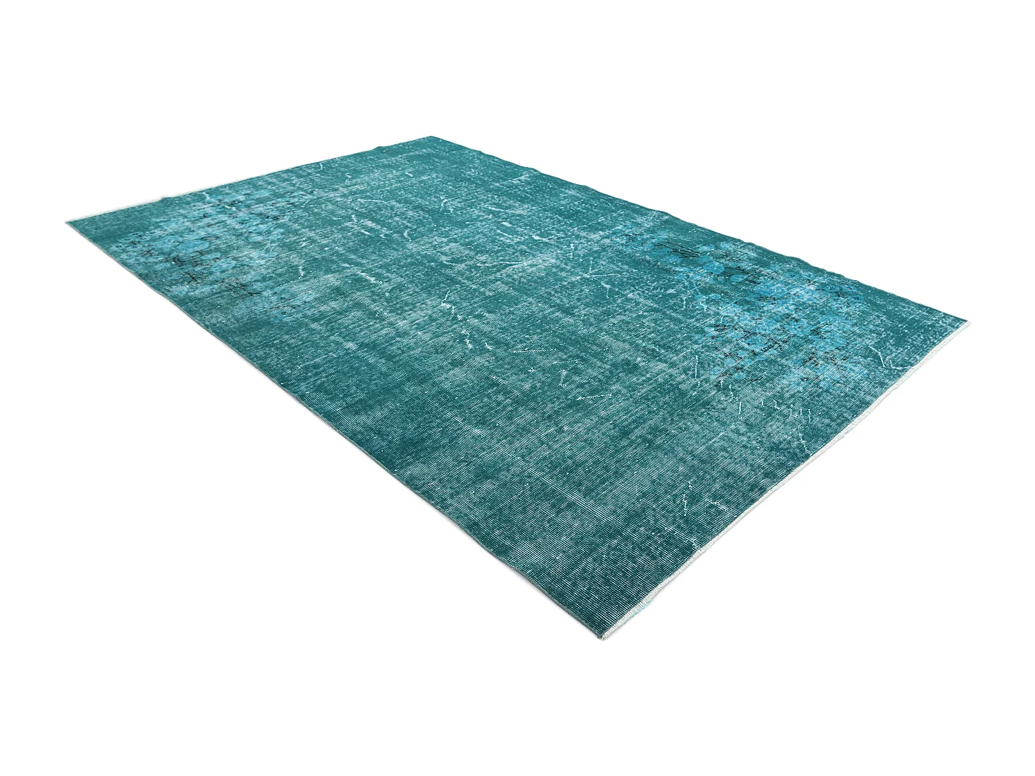 Tapis de laine 175x282 turquoise Ultra Vintage