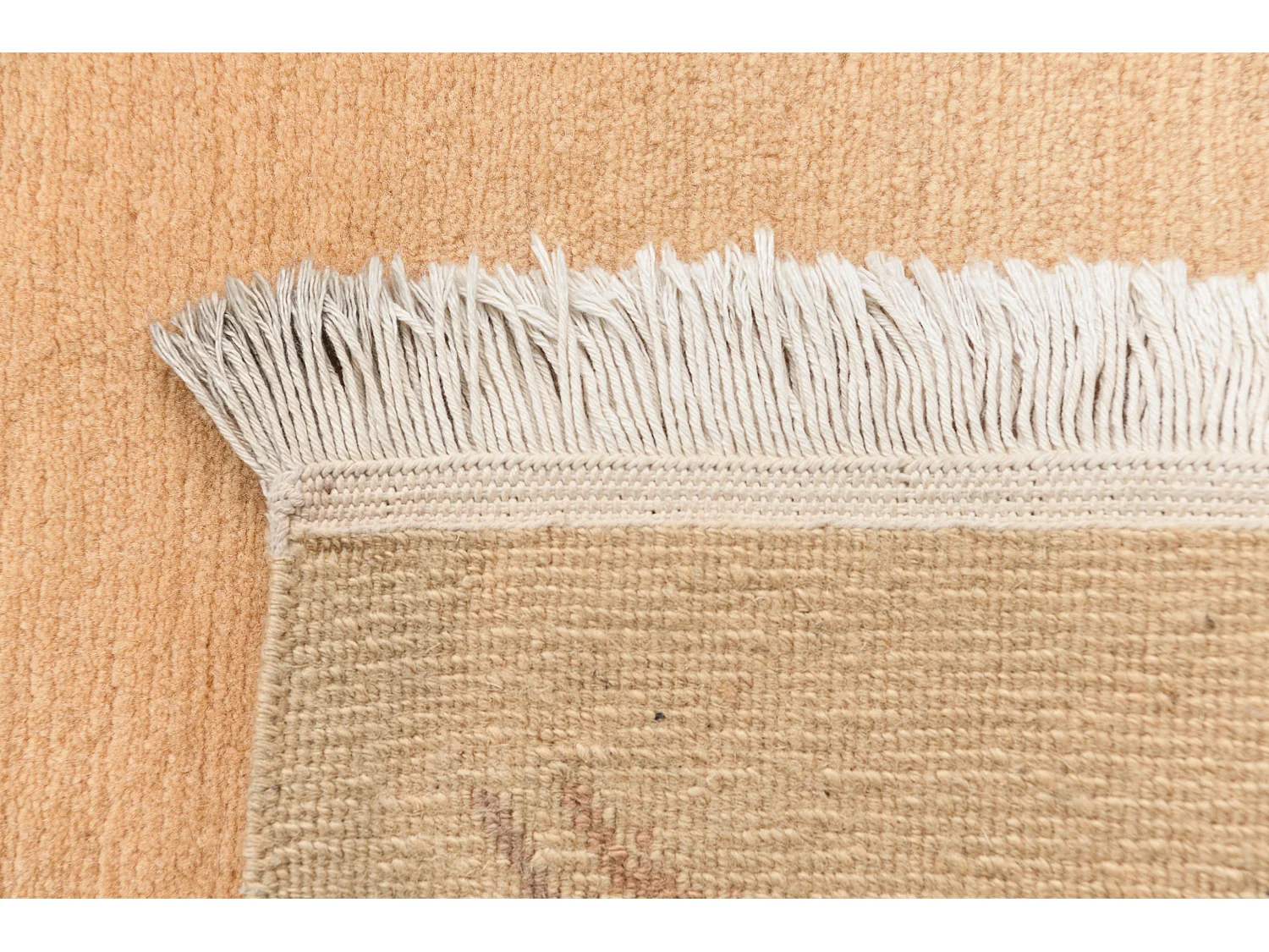 Tapis de couloir en laine 84x203 orange Darya