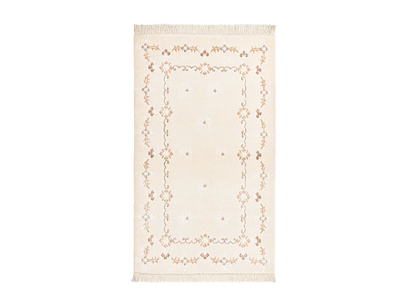 Wollteppich 91x152 Beige Darya