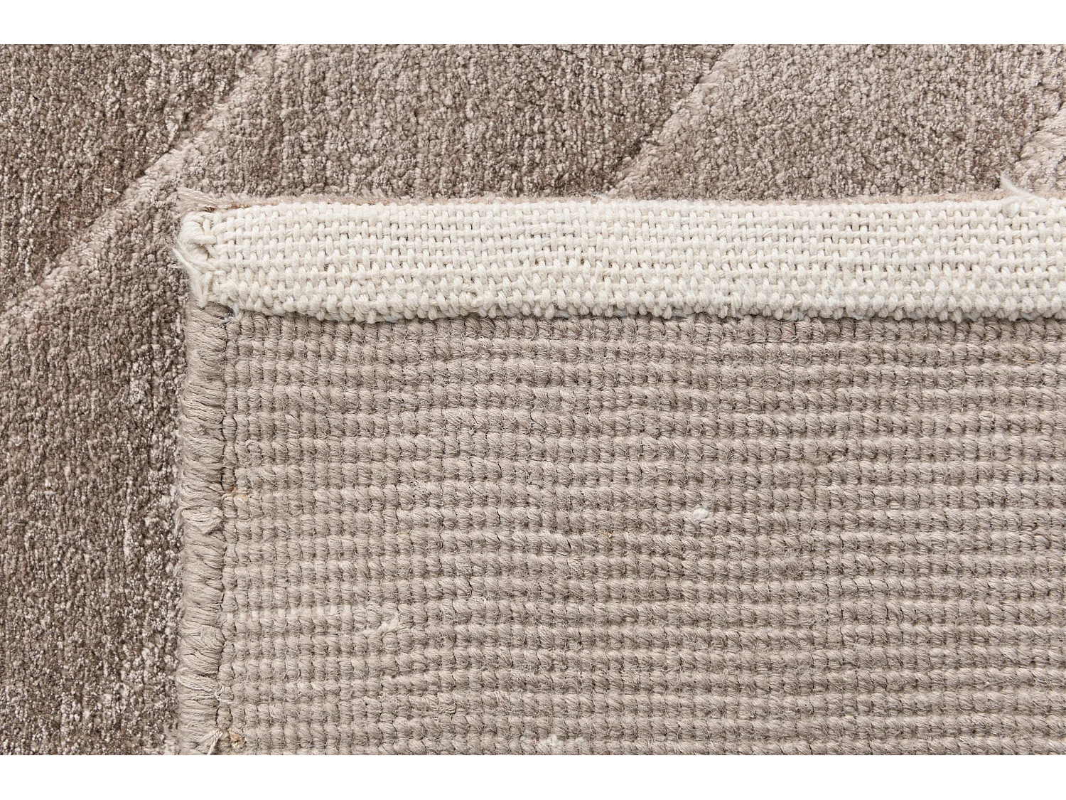 Tapis de couloir en laine 79x292 brun Darya