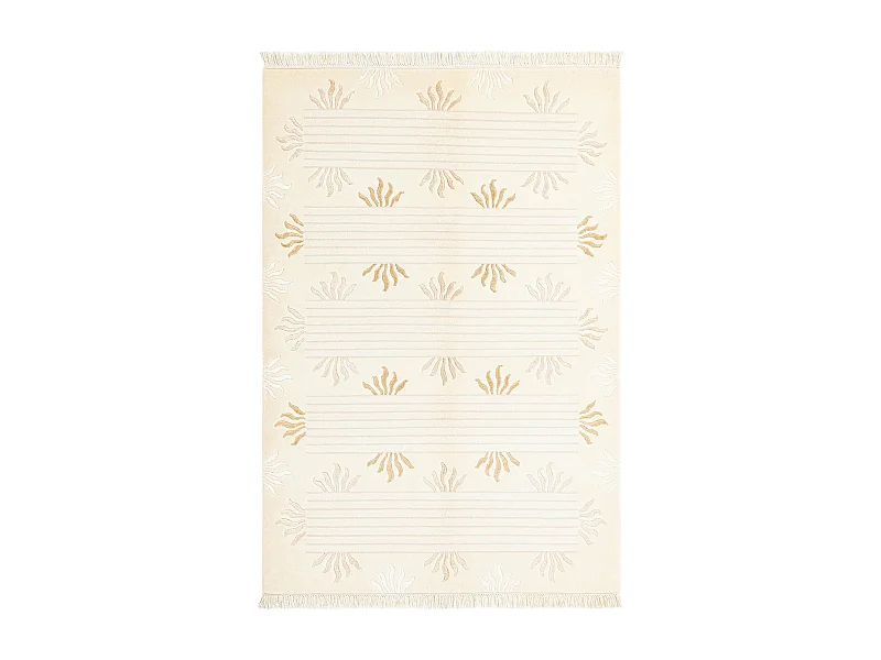 Wollteppich 122x183 Beige Darya