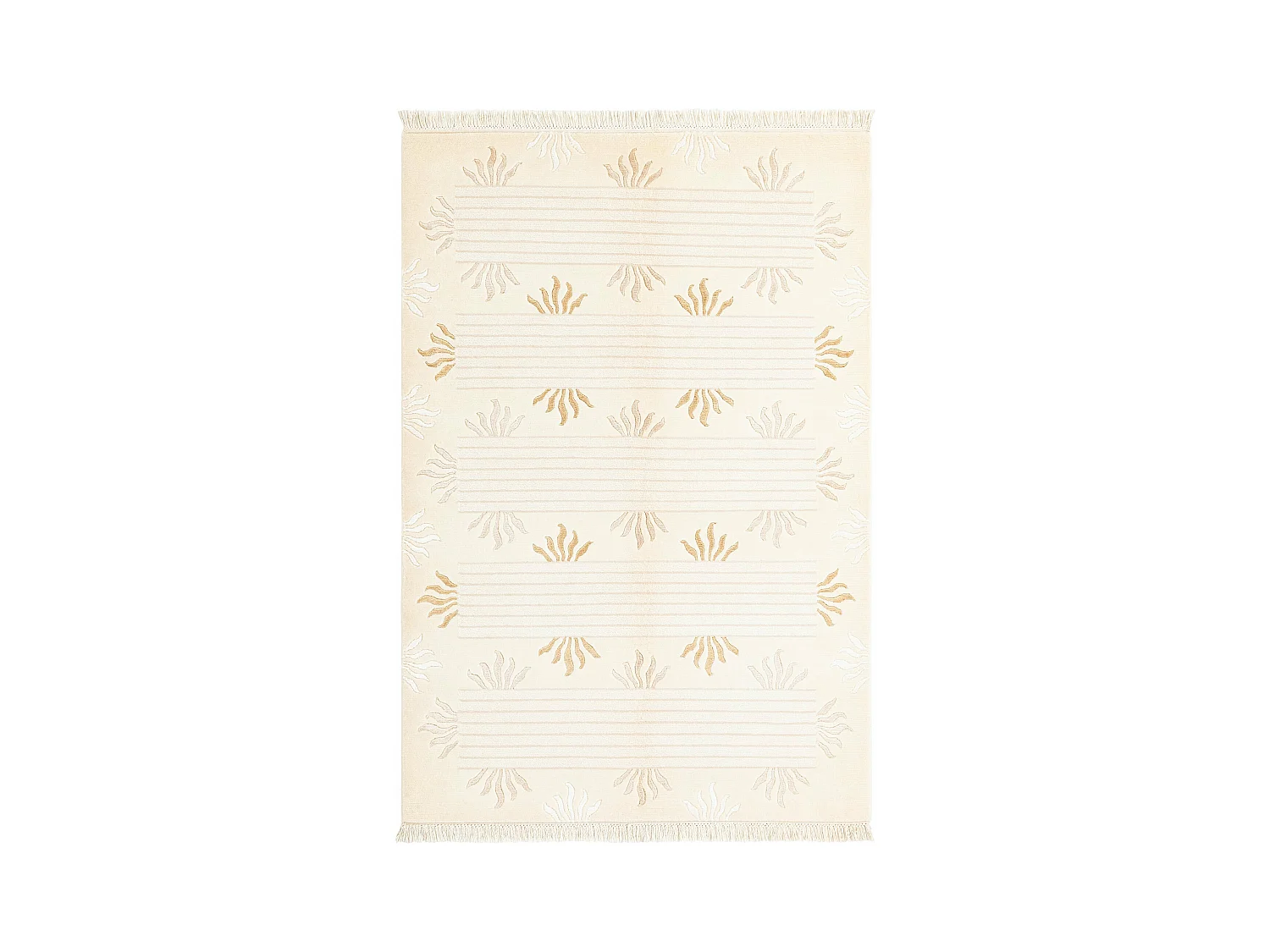 Tapis de laine 122x183 beige Darya