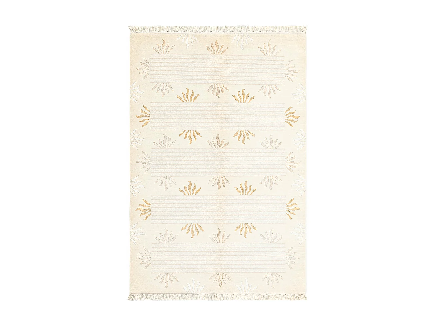 Tapis de laine 122x183 beige Darya