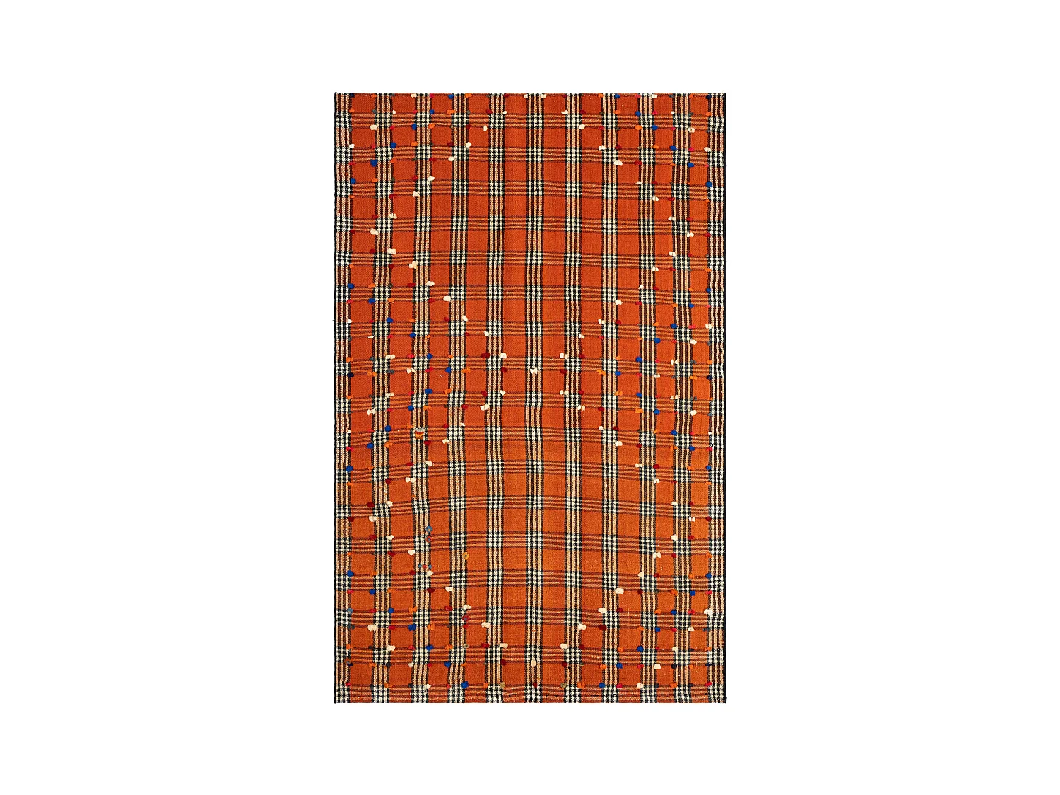 Tapis de laine 130x204 orange Jajim
