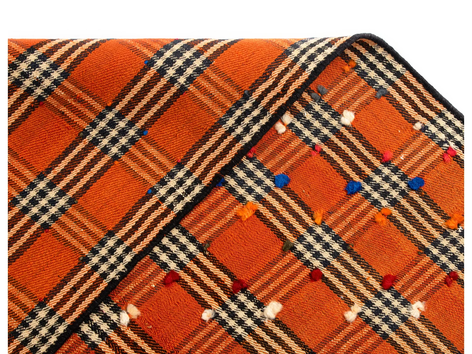 Tapis de laine 130x204 orange Jajim