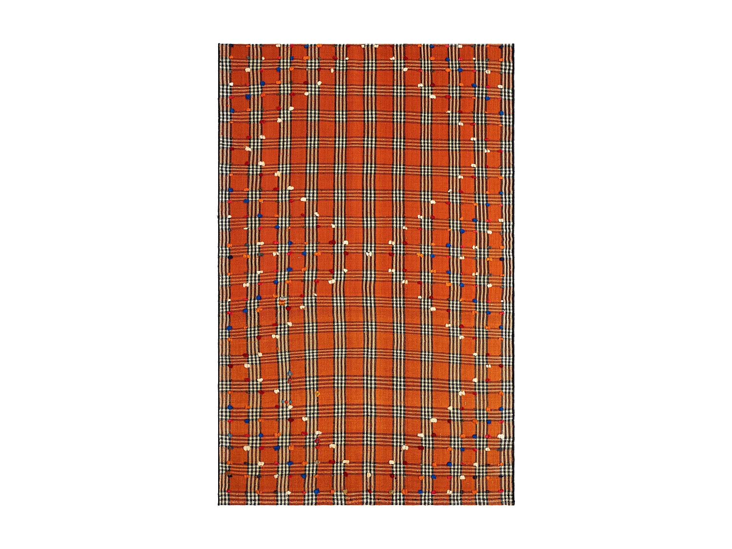 Tapis de laine 130x204 orange Jajim