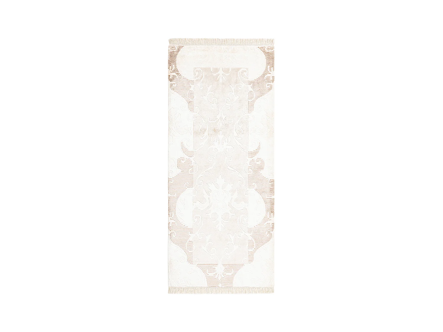 Tapis de couloir en laine 84x191 beige Darya