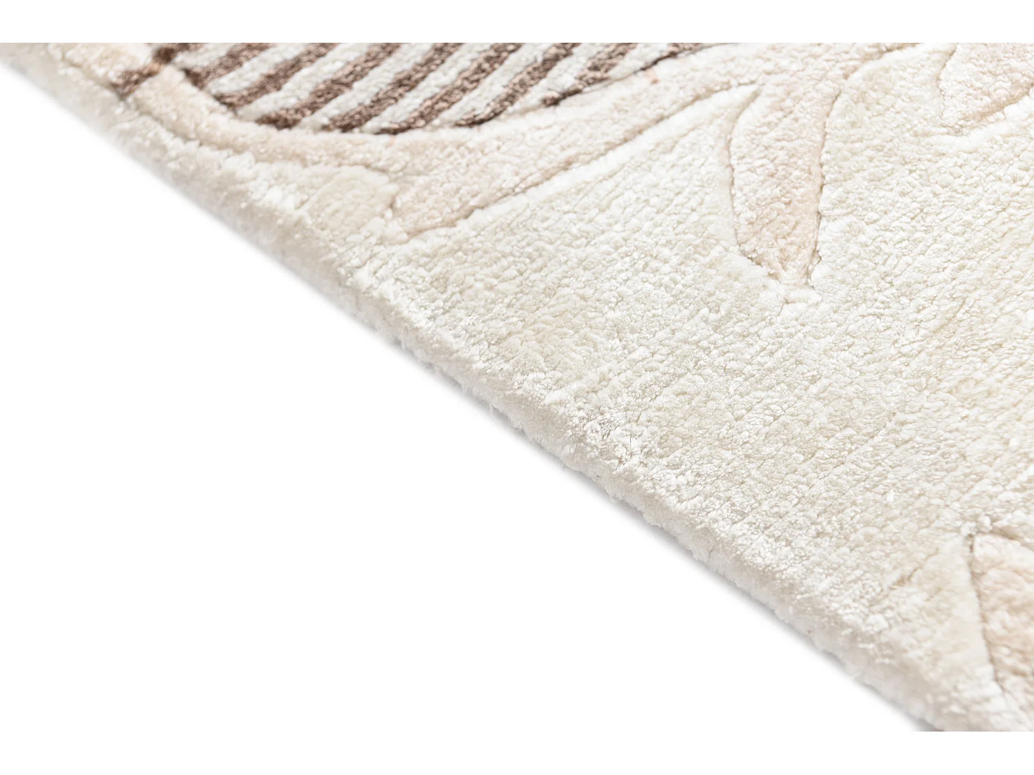 Tapis de couloir en laine 84x191 beige Darya