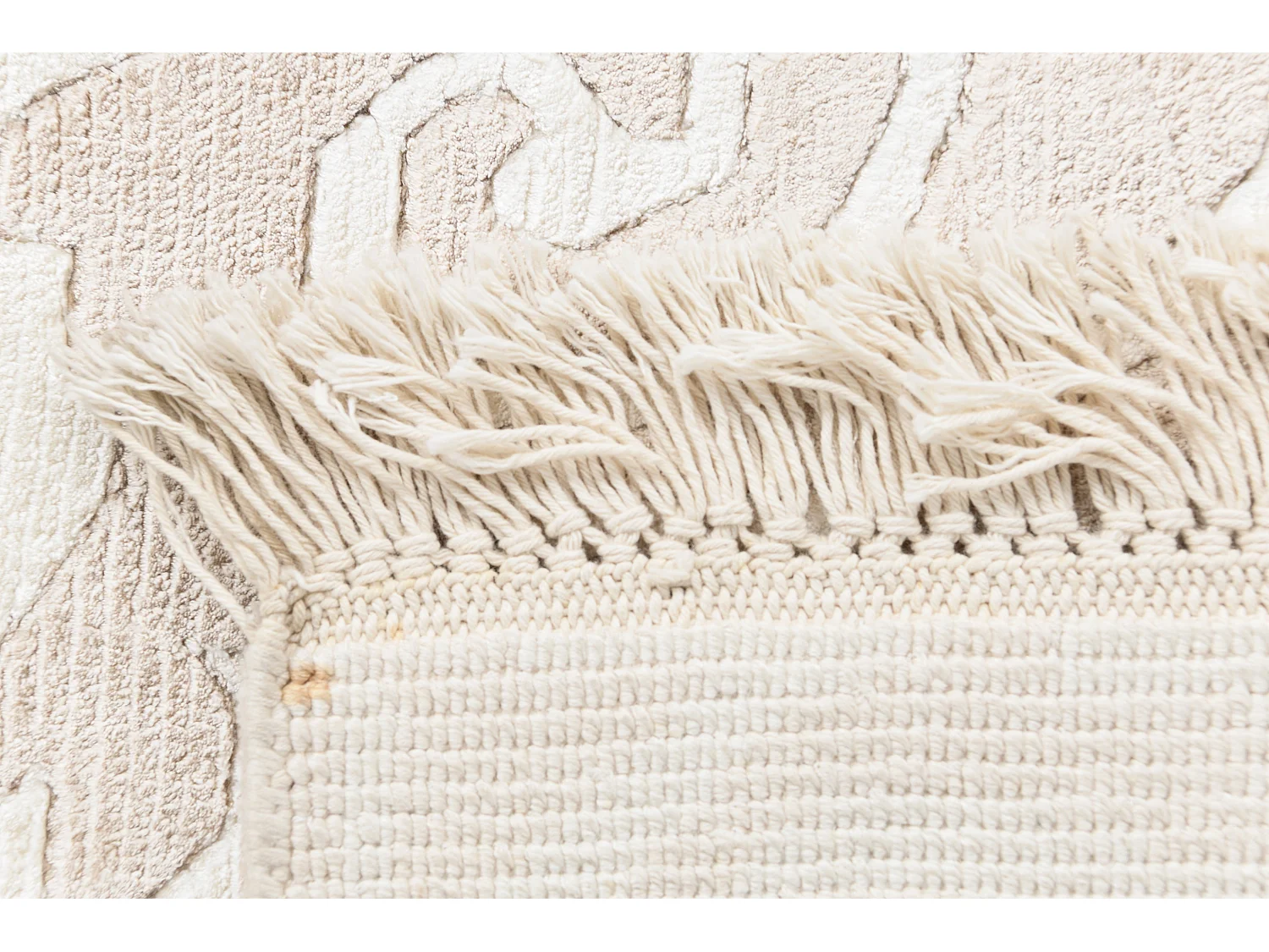 Tapis de couloir en laine 84x191 beige Darya