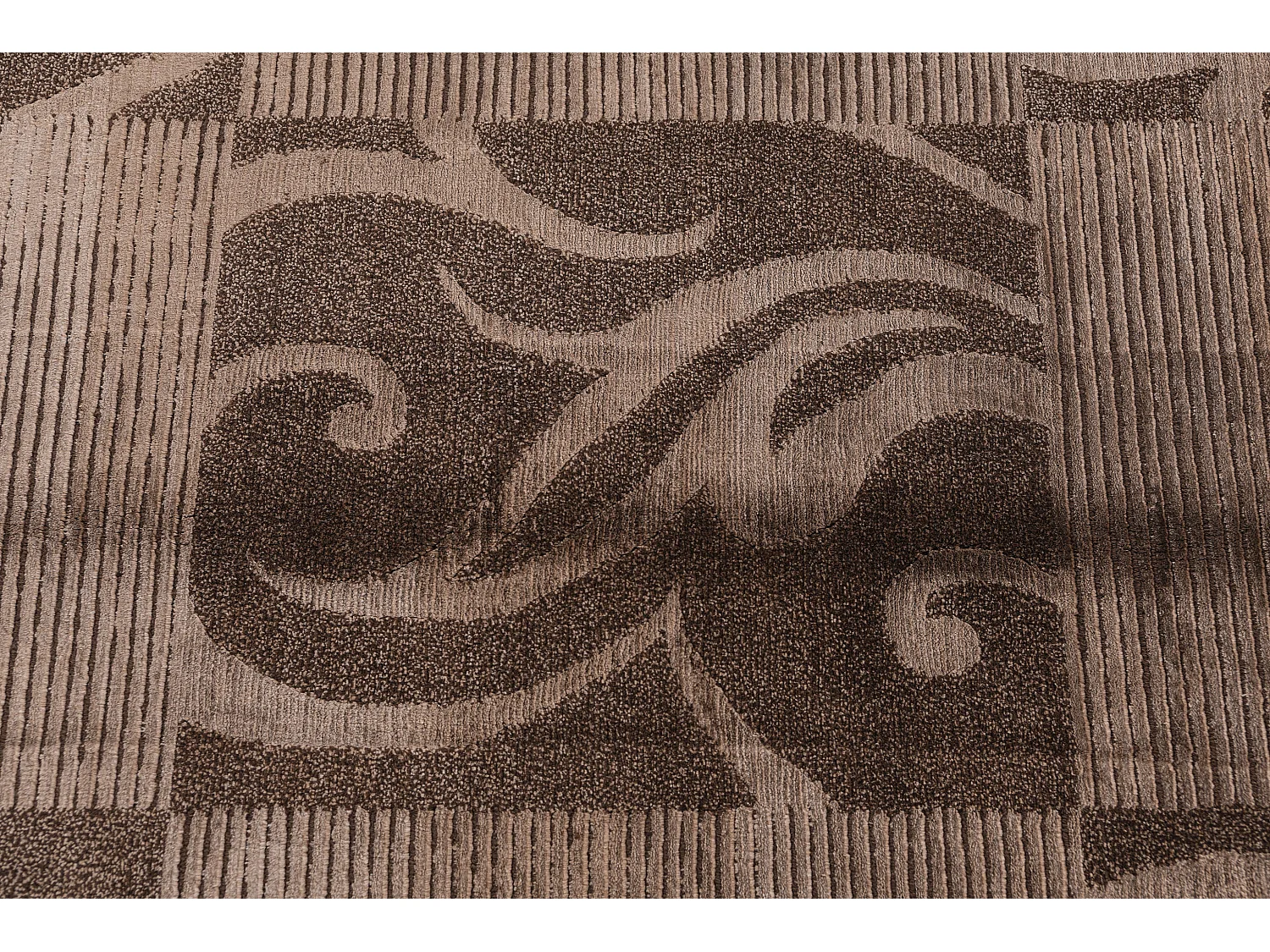 Tapis de laine 175x244 brun Darya