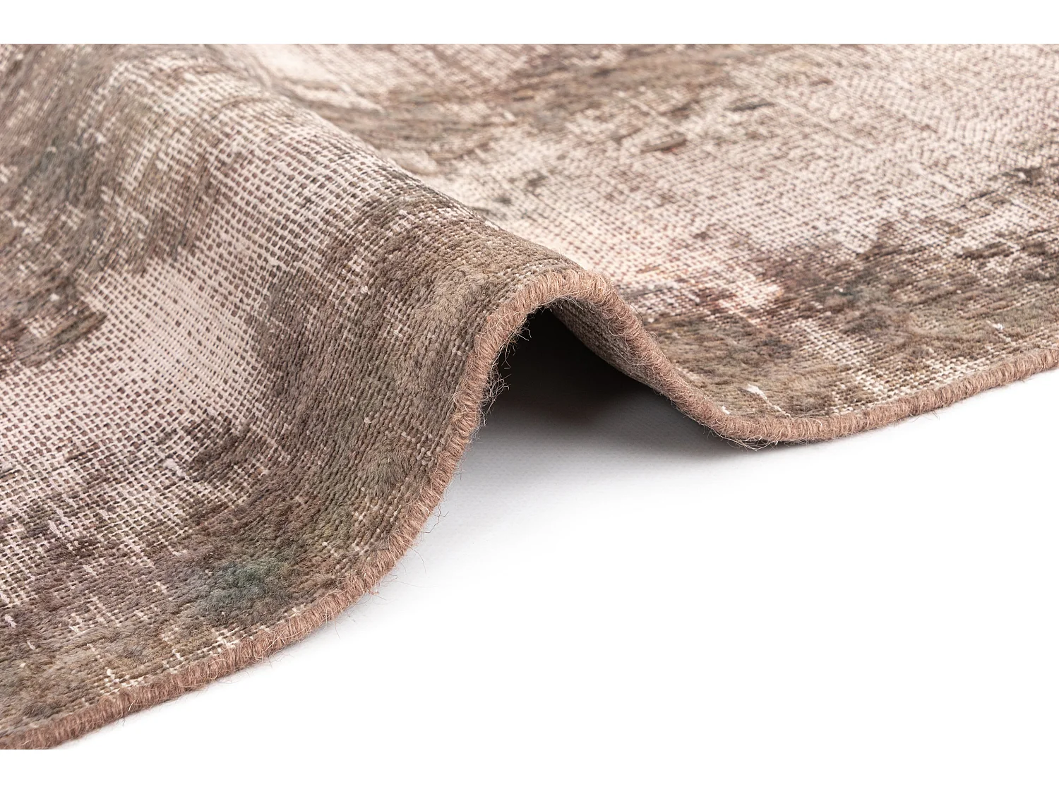 Tapis de laine 61x114 brun Vintage Royal